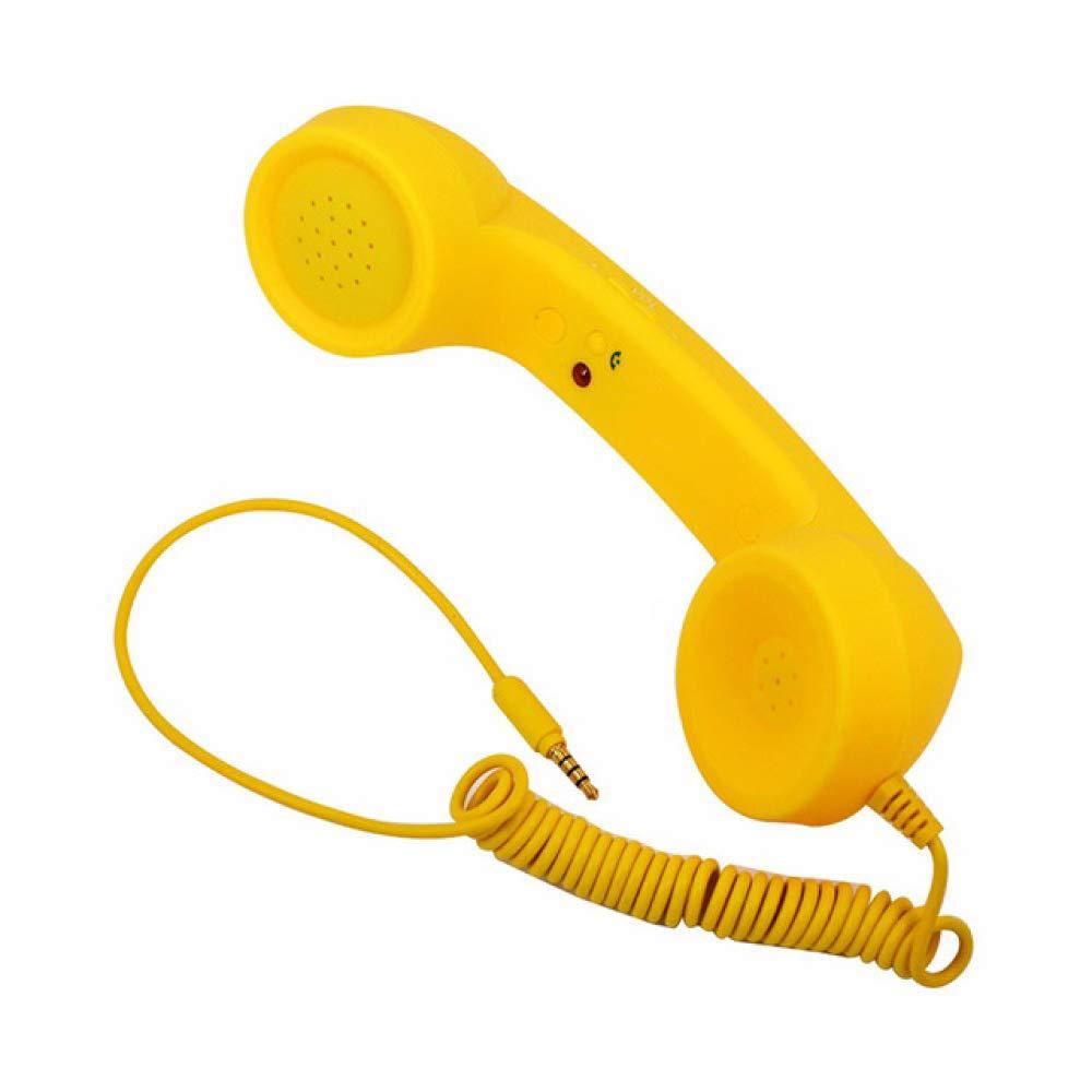 Gigicloud Retro Telephone, Universal Phone Handset Radiation-Proof Receivers Classic Mobile Phone