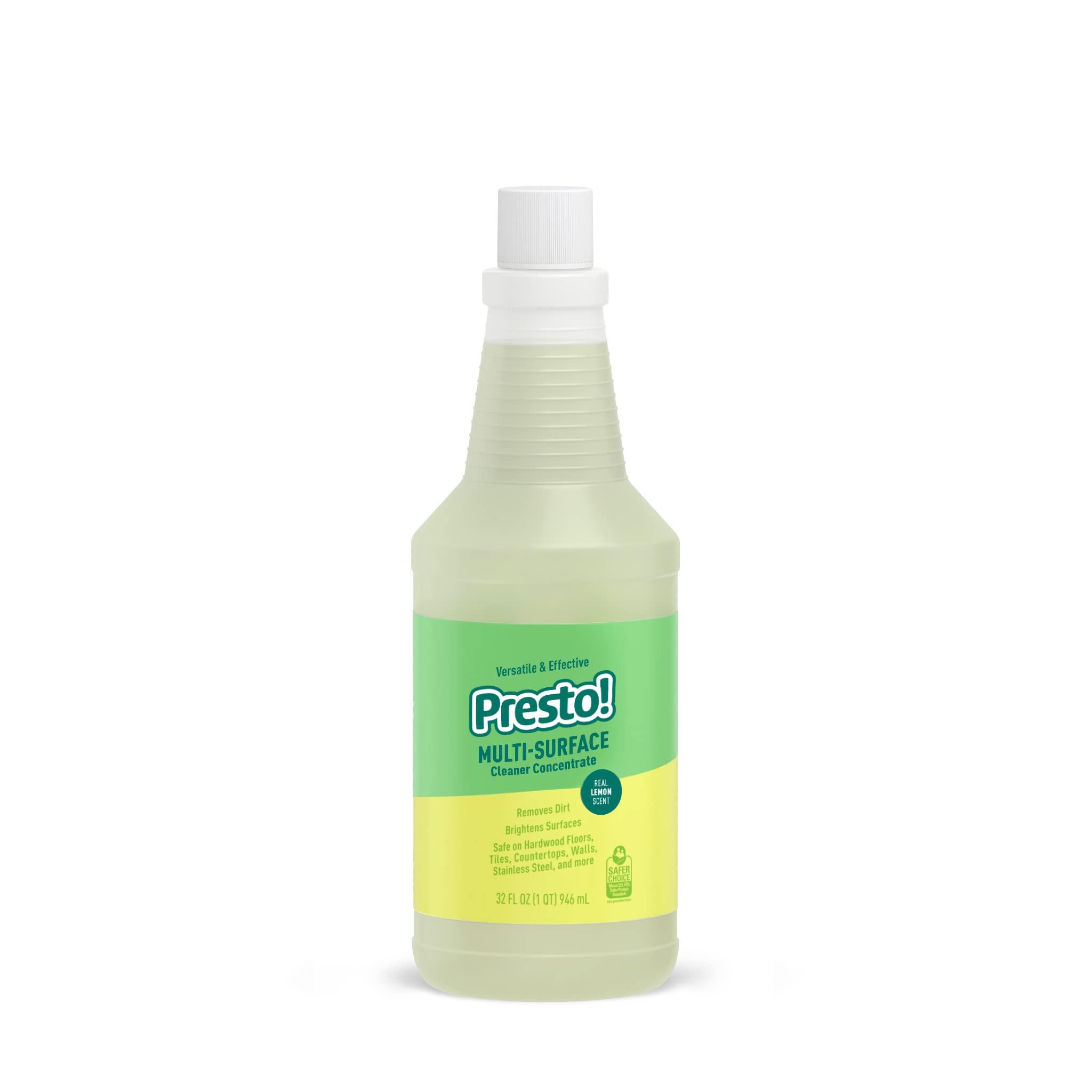 Amazon Brand - Presto! Multi-Surface Cleaner Concentrate, 2X Concentrated Formula, Lemon Scent, 32 fl oz (Pack of 2) - Image 2