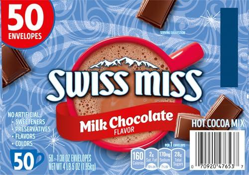Swiss Miss Milk Chocolate Flavor Hot Cocoa Mix, 1.38 oz. 50-Count - Image 12