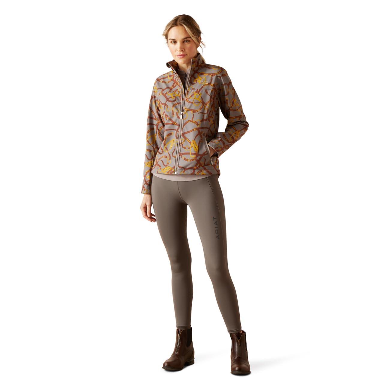 ARIAT Women's New Team Softshell, Rouge Red/Celestial Serape