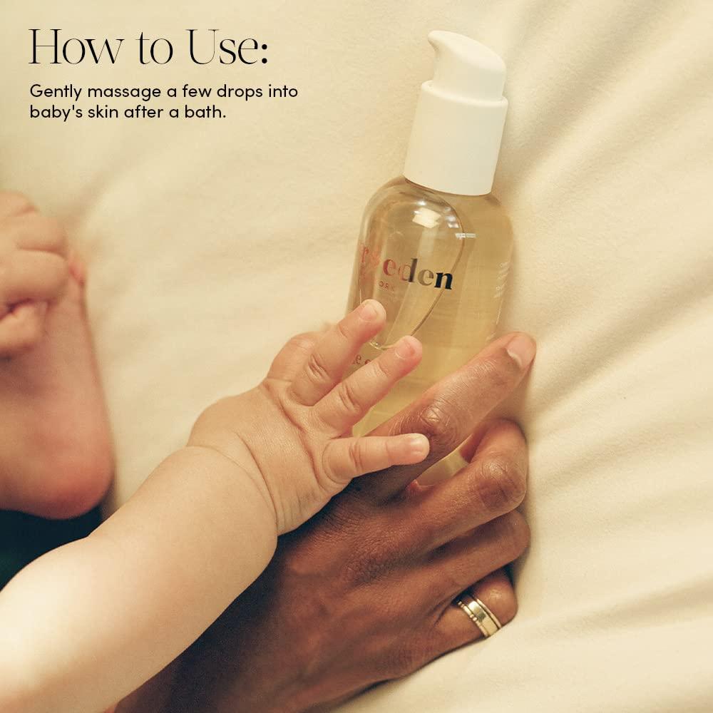 Evereden Soothing Baby Massage Oil 4 fl oz. | Clean Baby Care | Non-toxic and Fragrance Free | Clean Ingredients - Image 5