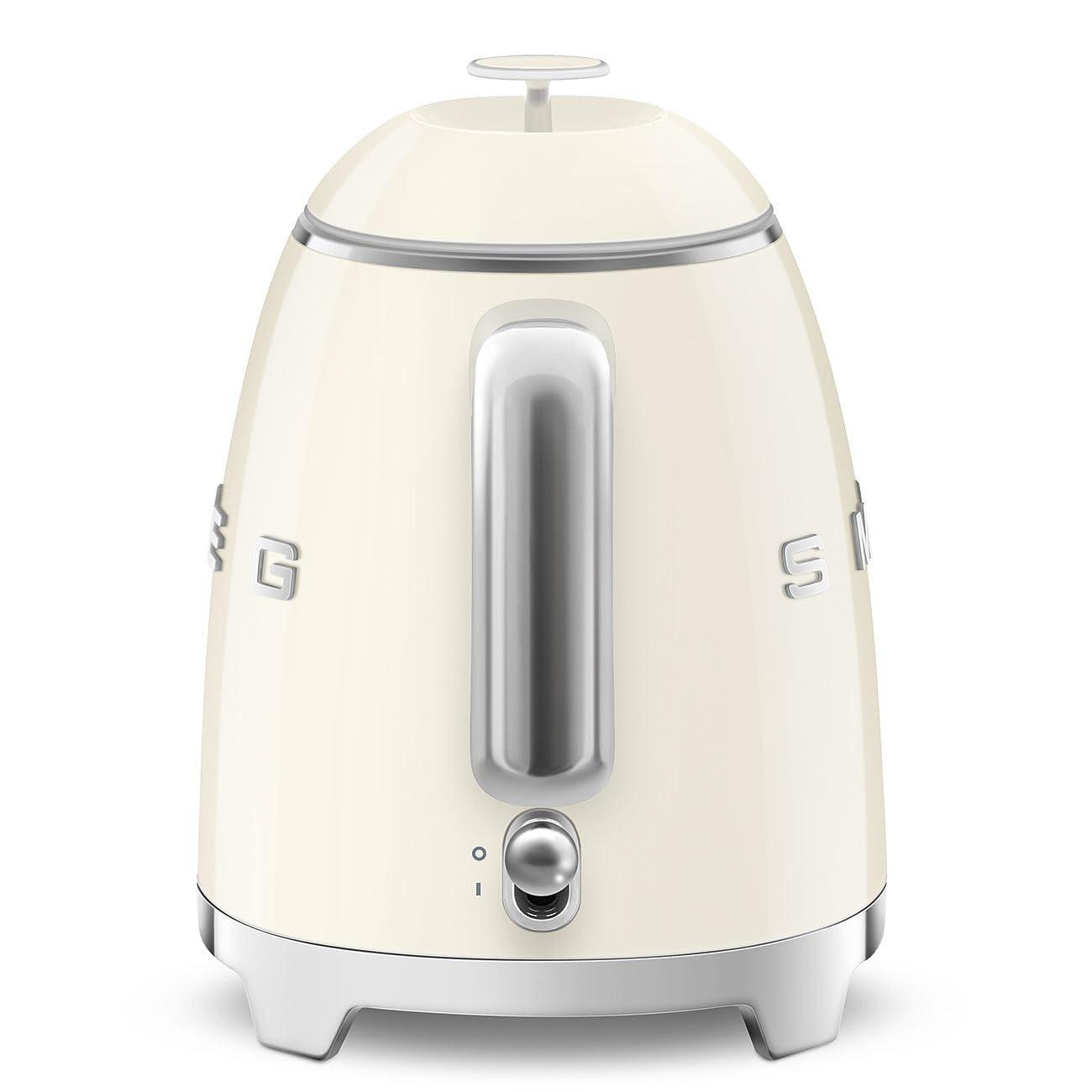 SMEG Mini 50's Retro Style 3 Cup Electric Kettle with Double Wall Anti Slip Base and Water Level Indicator (Cream) - Image 5
