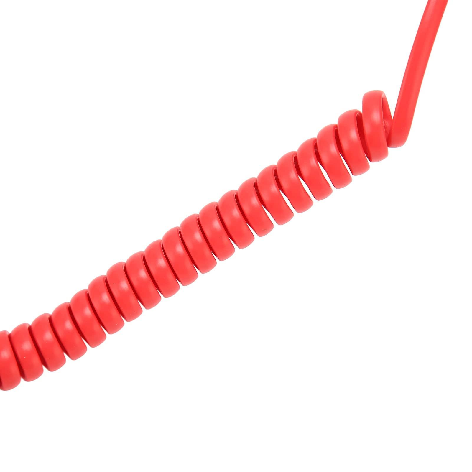 Cell Phone Handset, Vintage Retro Telephone Handset Mobile Phone Telephone Receiver for All Smartphones and Computers with 3.5mm Headphone Jack (Red) - Image 9