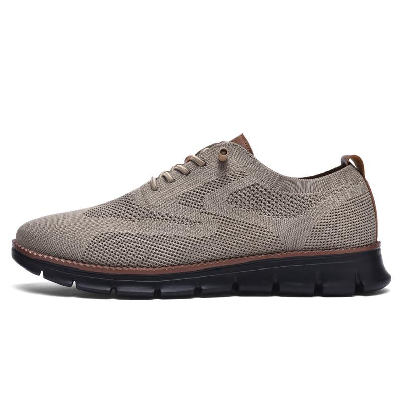 Breeze Shoes for Men Oxfords Lace-Up Lightweight Casual Walking Shoes Comfortable Dress Shoes for Men - Image 3