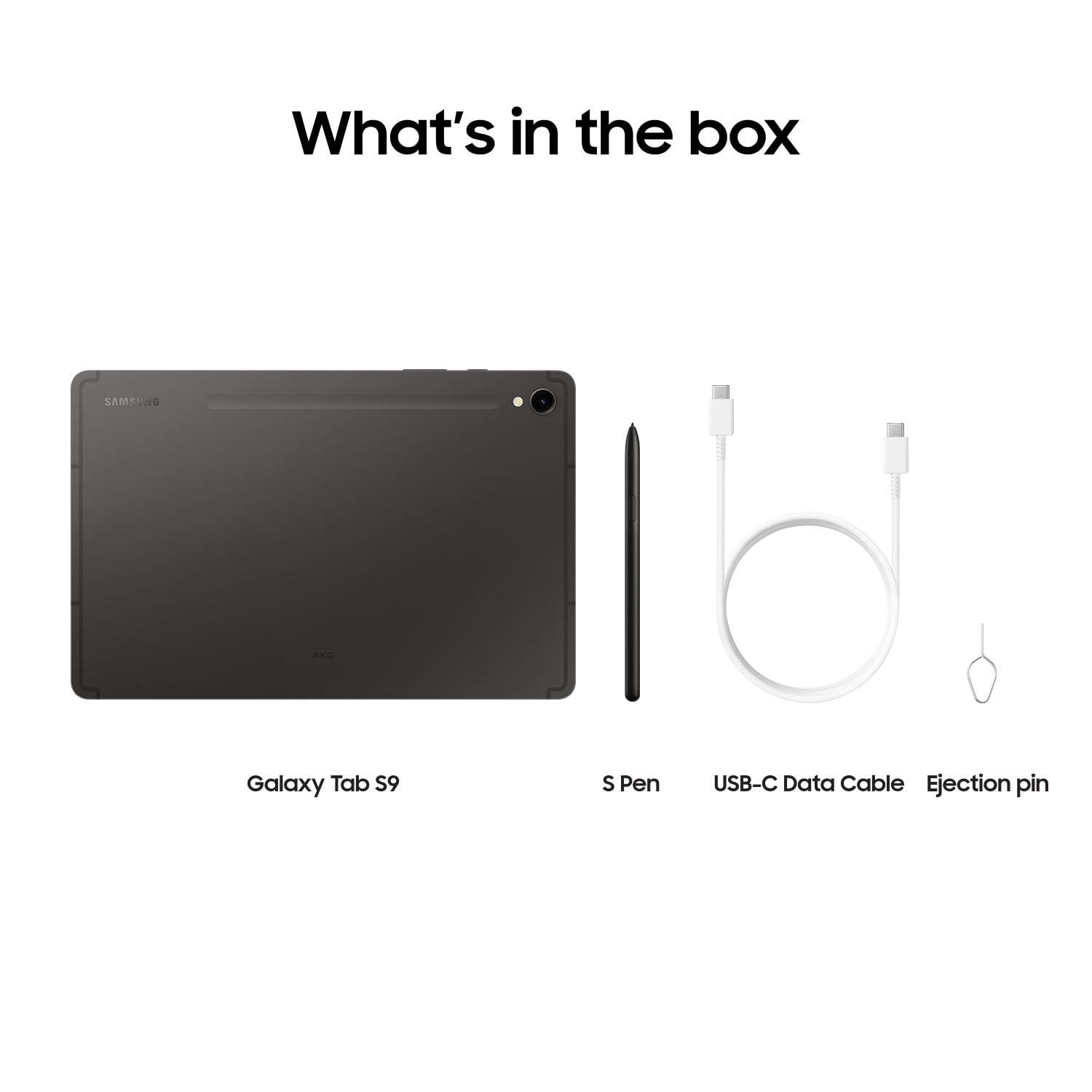 Samsung Galaxy Tab S9 11” 256GB WiFi 7 Android AI Tablet, Snapdragon 8 Gen 2 Processor, AMOLED Screen, Durable Design, S Pen Included, Long Battery Life, Auto Focus Camera, US Version, 2023, Graphite - Image 9