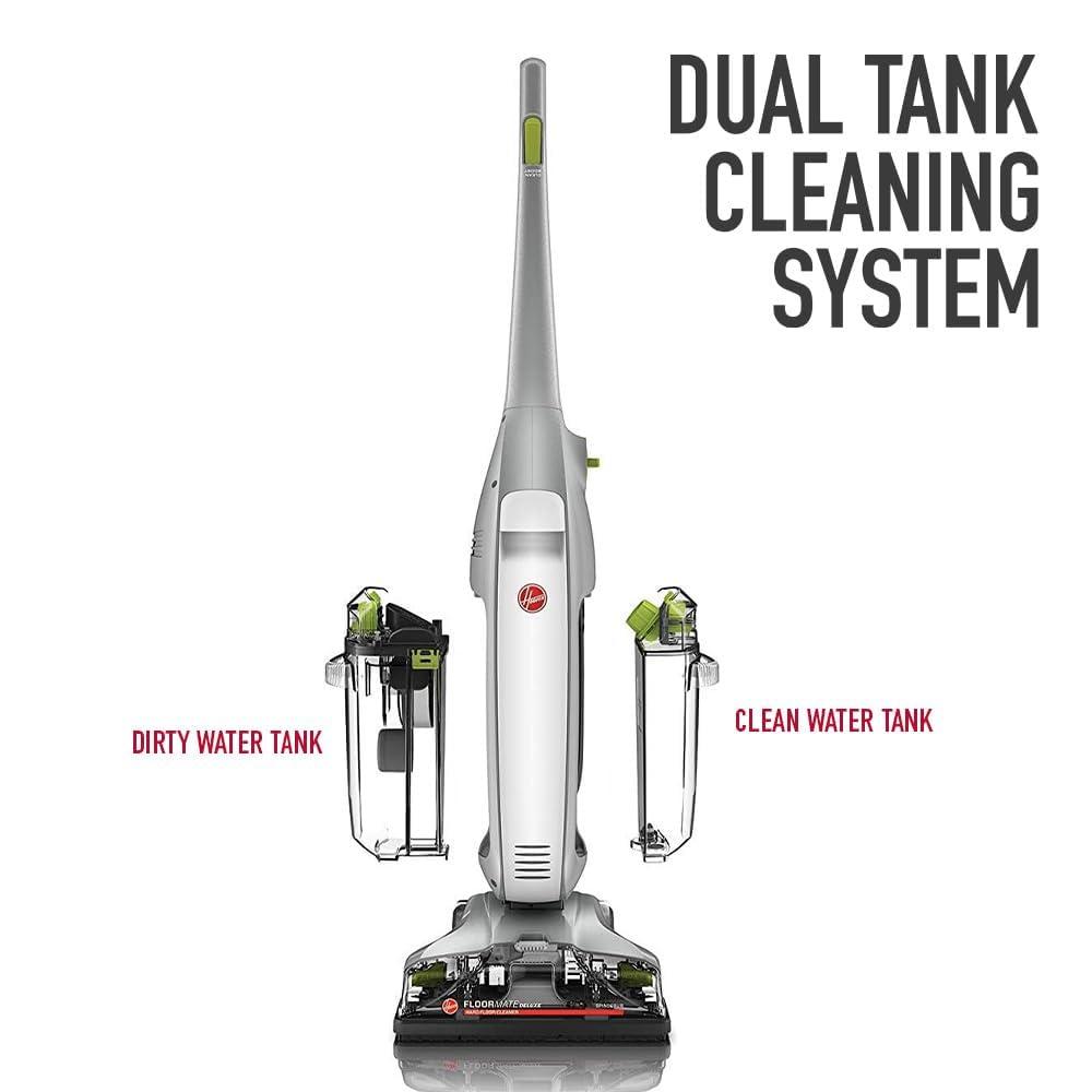 Hoover FloorMate Deluxe Hard Floor Cleaner Machine, Lightweight Cleaning Machine, Floor Scrubber with Spin Scrub Brushes, Wash and Dry Mode, Ideal for Hardwood, Vinyl, Tile, Laminate and More - Image 5