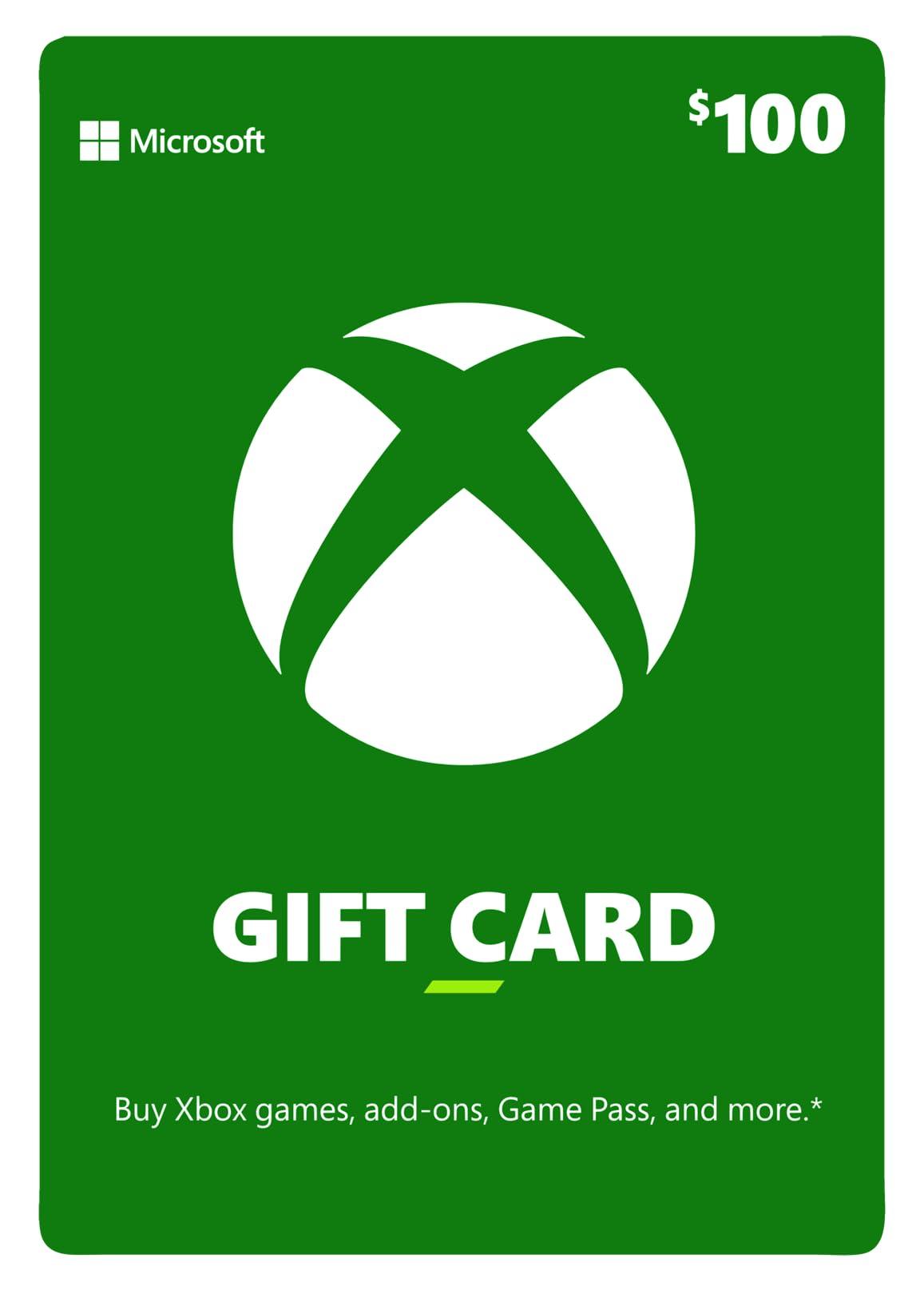 Xbox Microsoft Gift Card (Physical Delivery)