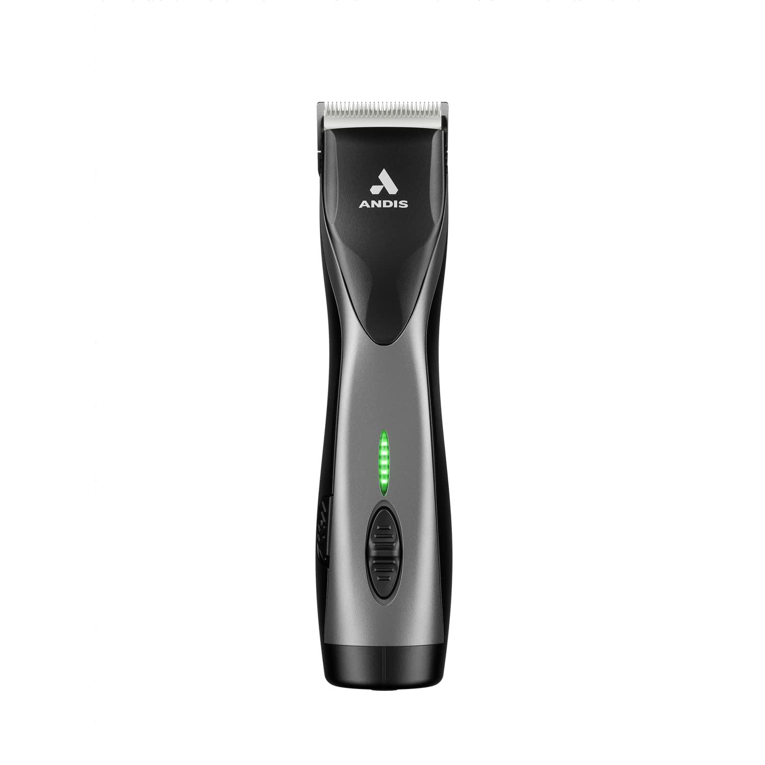 Andis 79160 Supra ZR II Cordless Rechargeable Hair & Beard Trimmer, Detachable Blade Clipper, Lithium-Ion Powerful Battery, Black - Image 2