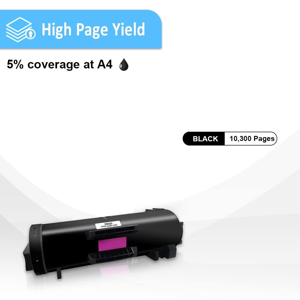 Remanufactured Toner Cartridge B600 B605 B610 B615 Black 106R03940 Standard Capacity 10300 Pages for Xerox Versalink B600 B605 B610 B615 Laser Printers - Image 3