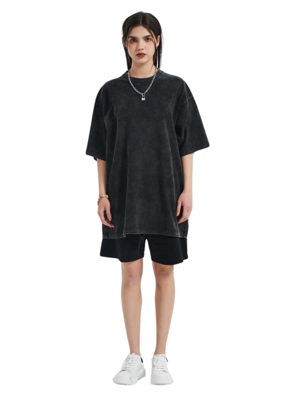 Aelfric Eden Womens Washed Vintage Oversized Tshirt Cotton Baggy Tees Boyfriend Workout Short Sleeve Unisex Summer Tops - Image 6
