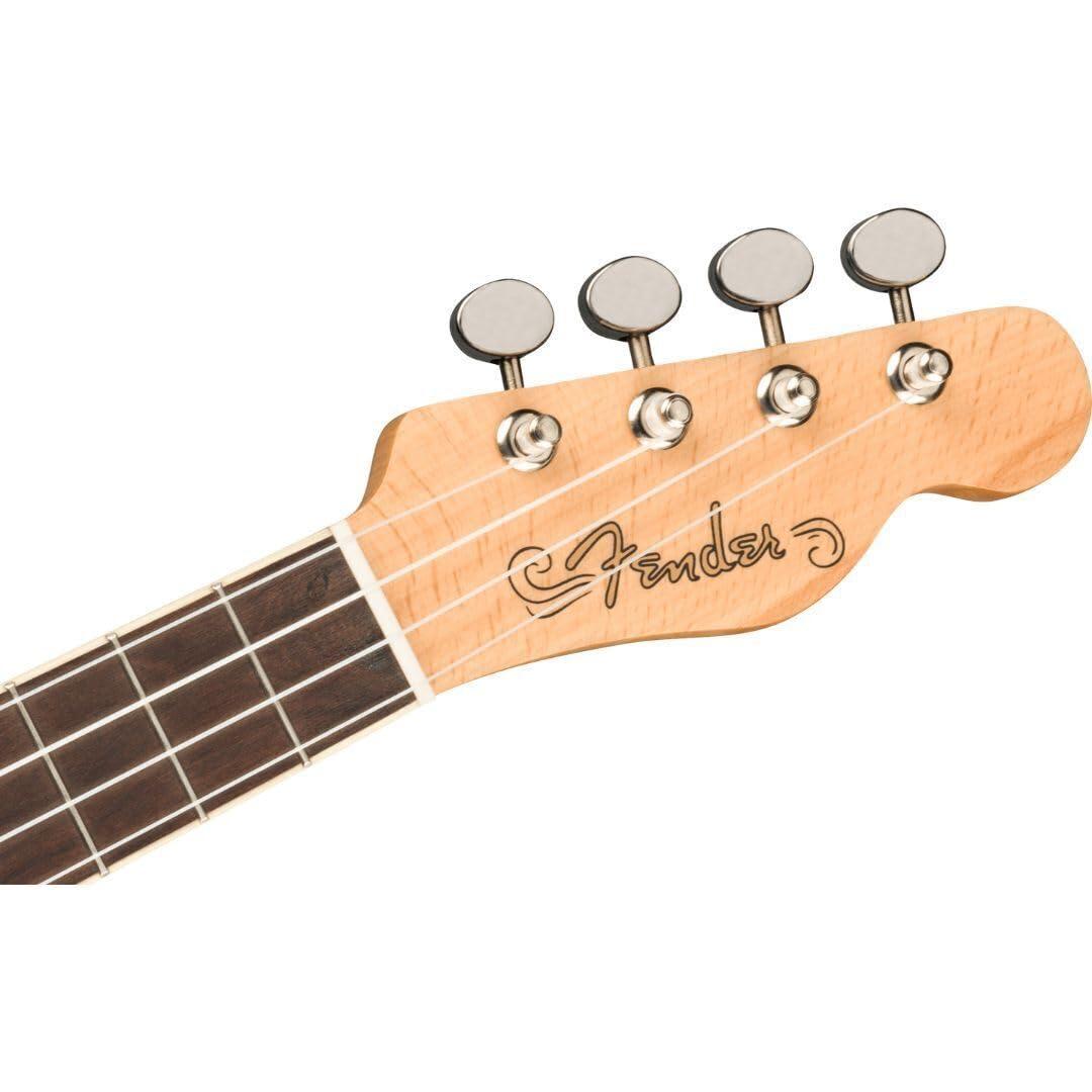 Fender Fullerton Tele Concert Ukulele, Butterscotch Blonde 28.1 x 11.1 x 3.6 inches - Image 5