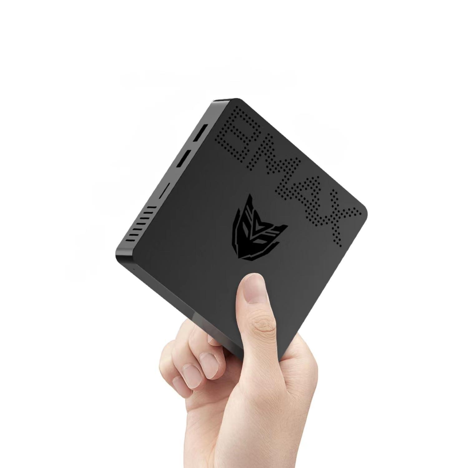 Bmax Mini PC B1 Pro 8GB LPDDR4 /128GB eMMC, Intel Gemini Lake N4000 (Up to 2.6 GHz), Support 512GB/2TB M.2 SSD Expansion, 2.4G/5G Dual WiFi BT4.2, 4K Dual Display Micro Computer