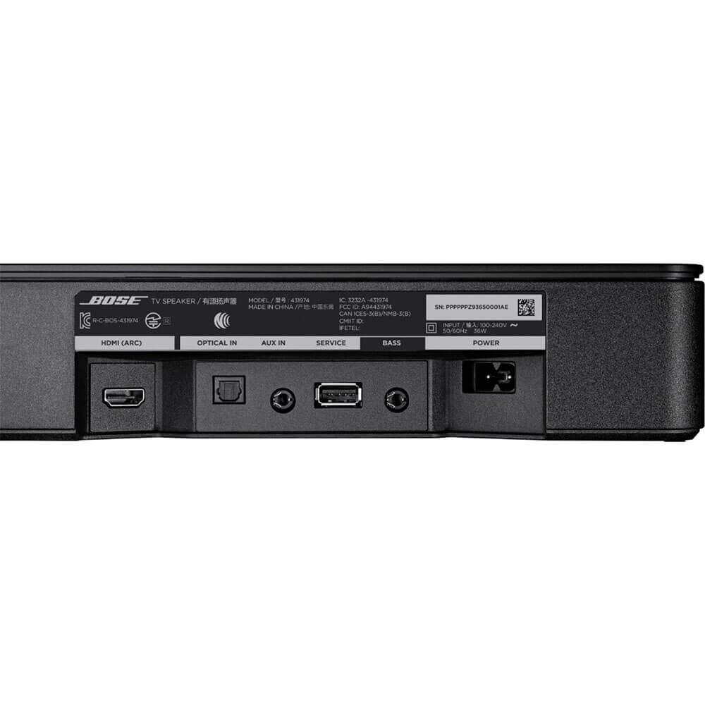 Bose TV Speaker - Soundbar for TV with Bluetooth and HDMI-ARC Connectivity, Black, Includes Remote Control - Image 6
