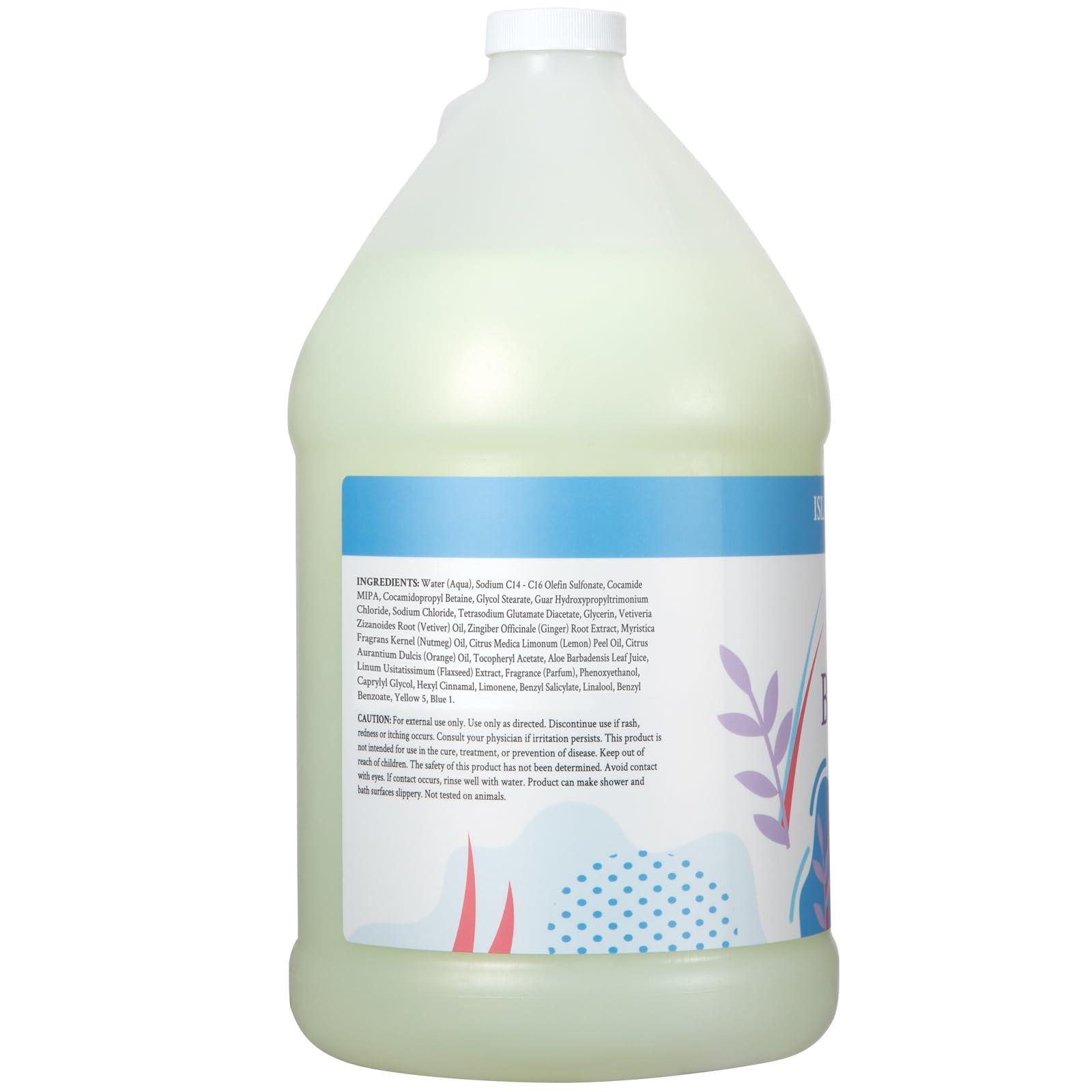 Ginger Lily Farms Botanicals Nourishing Body Wash, Island Tranquility, 100% Vegan & Cruelty-Free, Green Tea & Lemongrass Scent, 1 Gallon Refill (128 fl. oz.) - Image 3