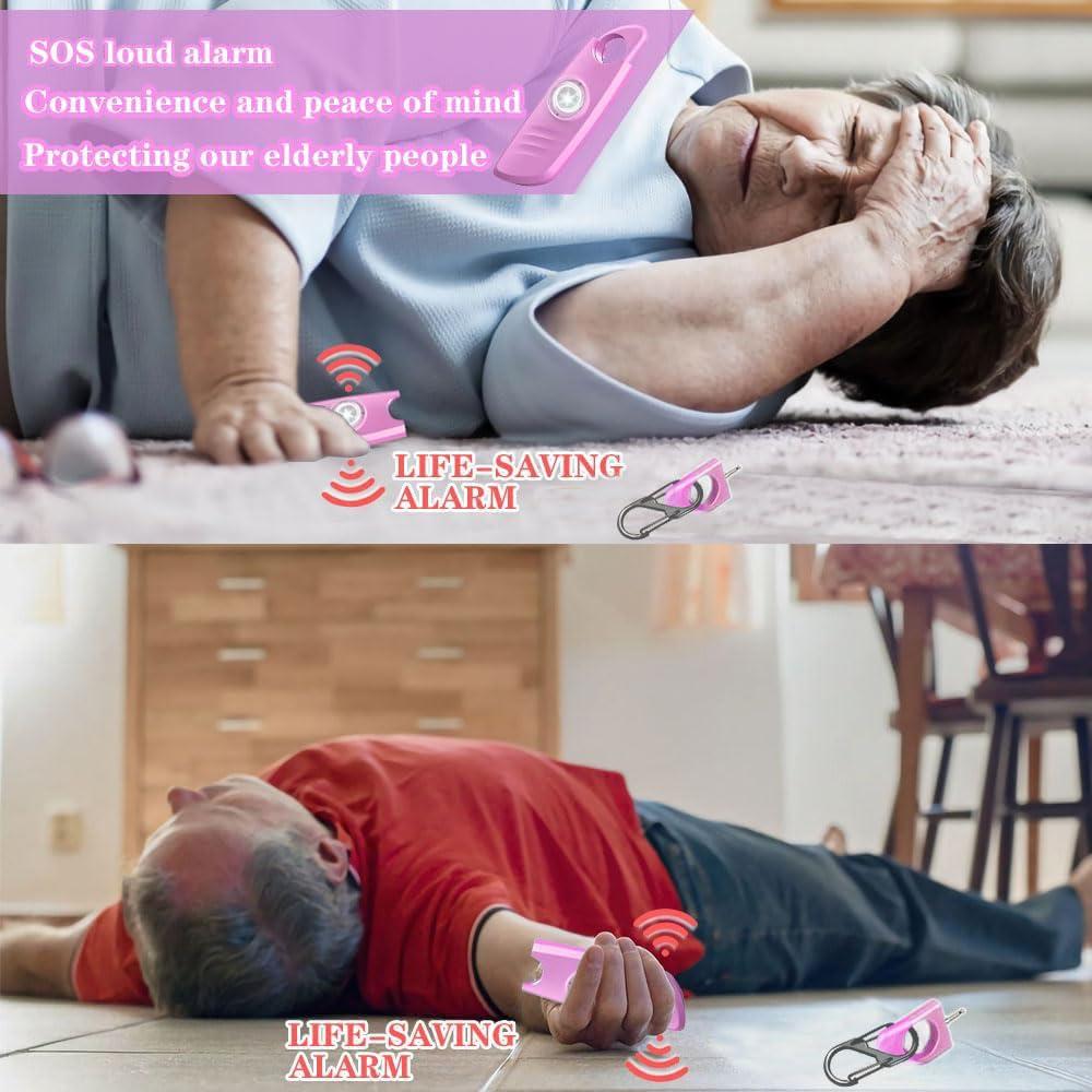 FA FIGHTART Personal Safety Alarm Siren for Women 140db Sound Strobe Light with Key Chain Devices for Women Men Pink - Image 4