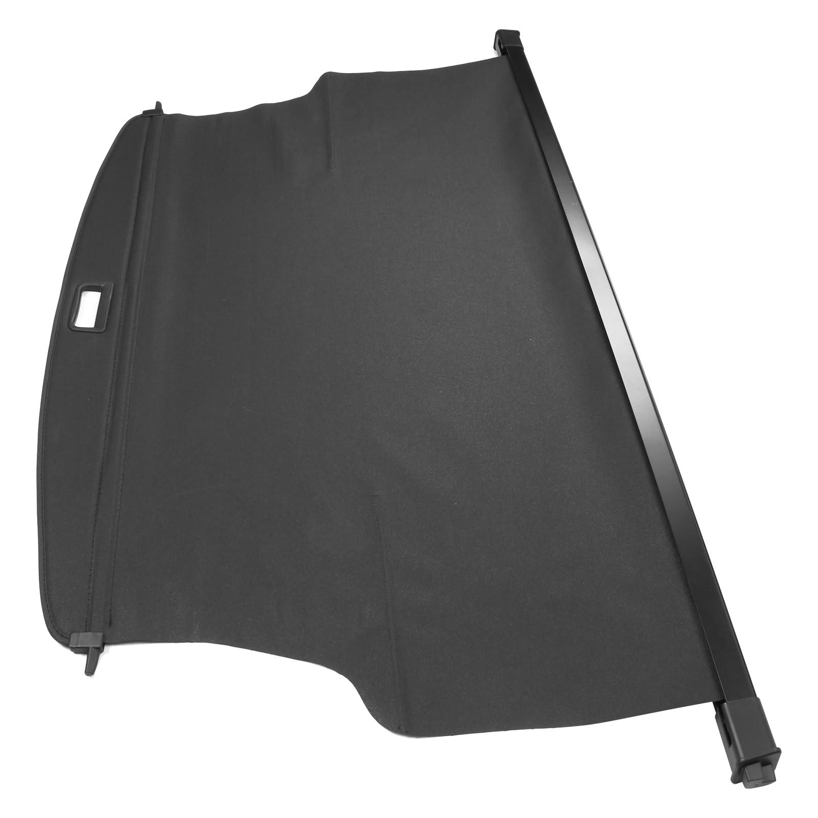 IKON MOTORSPORTS, Cargo Cover Compatible with 2021-2023 Chevy Cadillac GMC, OEM Style PVC & Aluminum Rod Black Security Rear Trunk Cover Security Retractable Shield, 2022 84390976 84390977 84390978 - Image 4