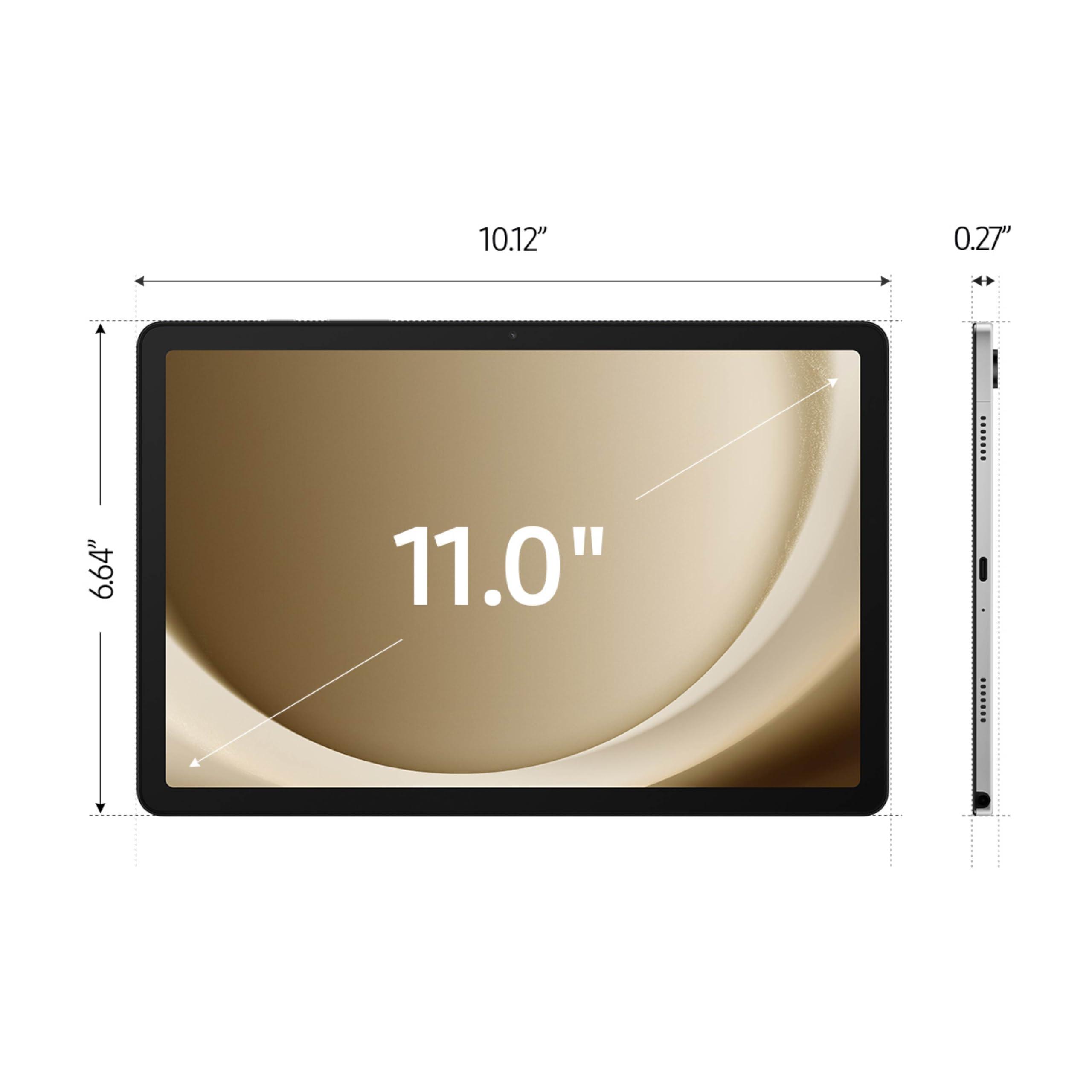 Samsung Galaxy Tab A9+ Plus 11” 64GB Android Tablet, Big Screen, Quad Speakers, Upgraded Chipset, Multi Window Display, Slim, Light, Durable, Kids Friendly Design, US Version, 2024, Silver - Image 4