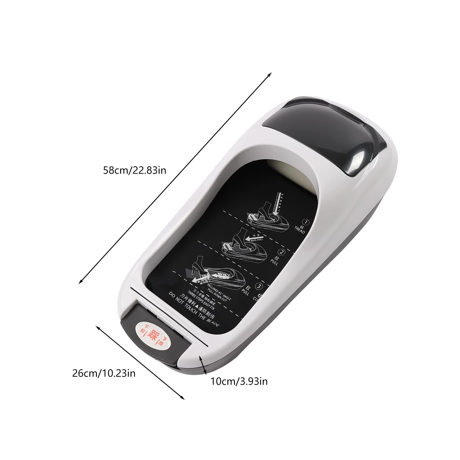Automatic Shoe Film Machine for Inside Door, Automatic Shoe Cover Dispenser with 200pcs Disposable Plastic Boot Portable Shoes Boot Cover Dispenser Shoes Cover Machine Home Shop and Office - Image 2