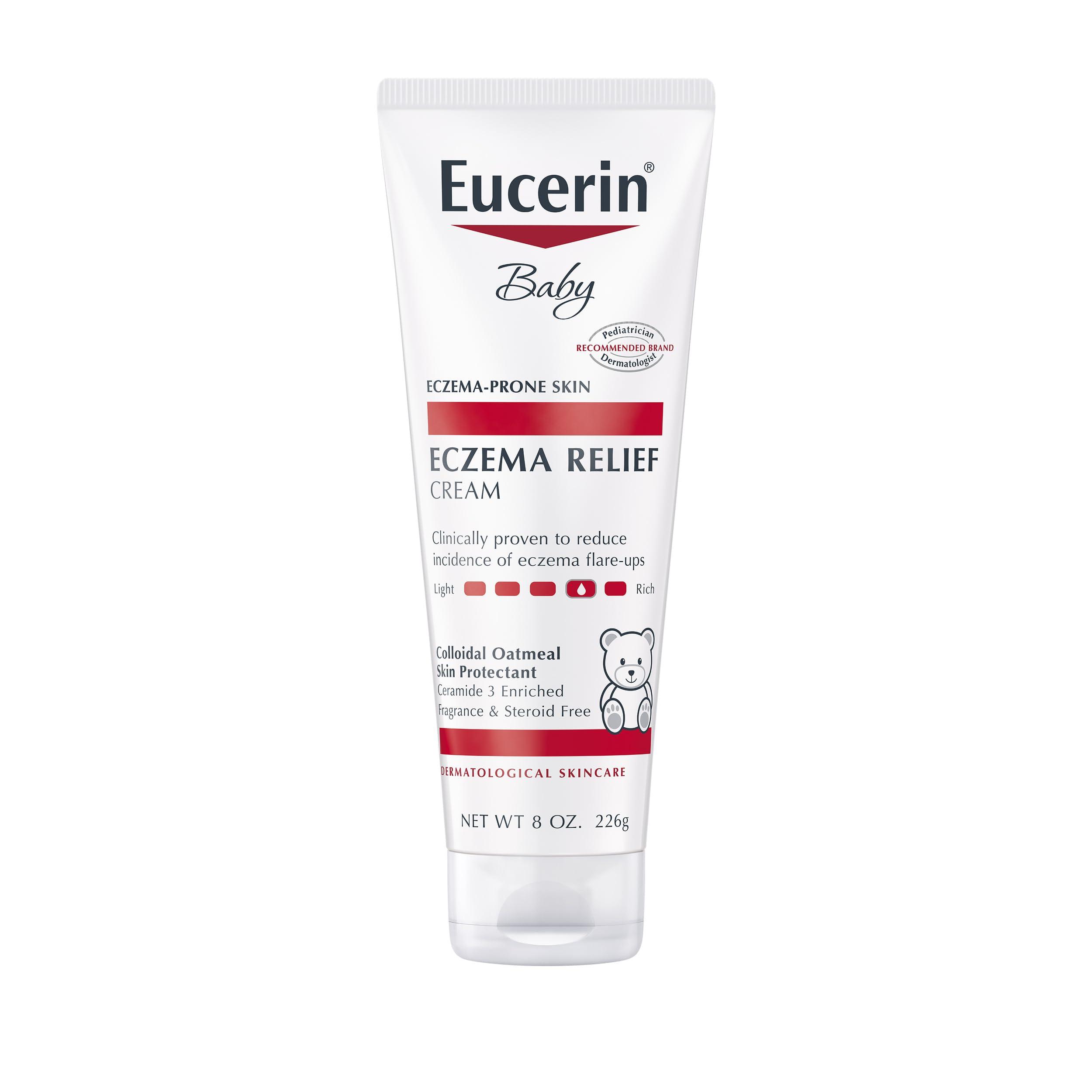 Eucerin Baby Eczema Relief Cream and Body Wash (13.5 Fl Oz) + Baby Eczema Cream (8 Oz), Fragrance Free Skin Care Set with Colloidal Oatmeal (Skin Protectant) - Image 7