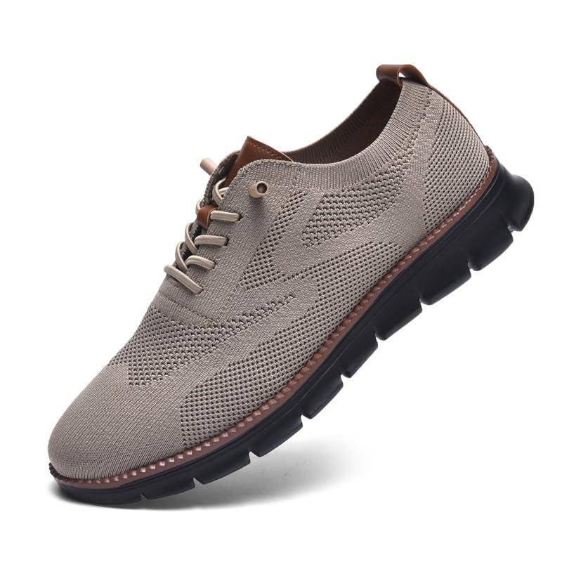 Breeze Shoes for Men Oxfords Lace-Up Lightweight Casual Walking Shoes Comfortable Dress Shoes for Men