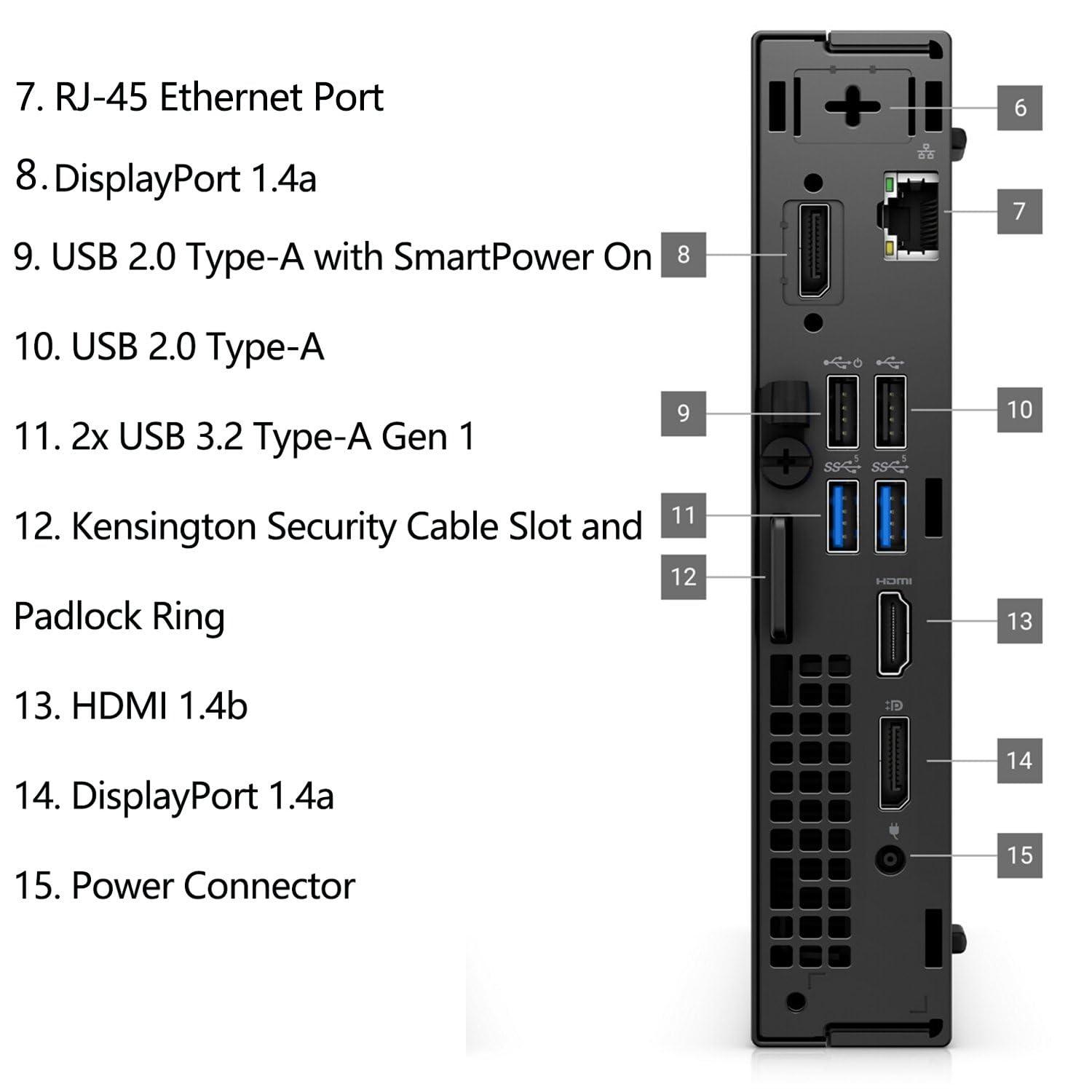 Dell OptiPlex 7020 MFF Micro Form Factor Mini Business Desktop Computer, 14th Gen Intel 14-Core i5-14500T (Beat i7-13700T), 16GB DDR5 RAM, 512GB PCIe SSD, WiFi 6E, 2 DisplayPorts + HDMI, Win 11 Pro - Image 5