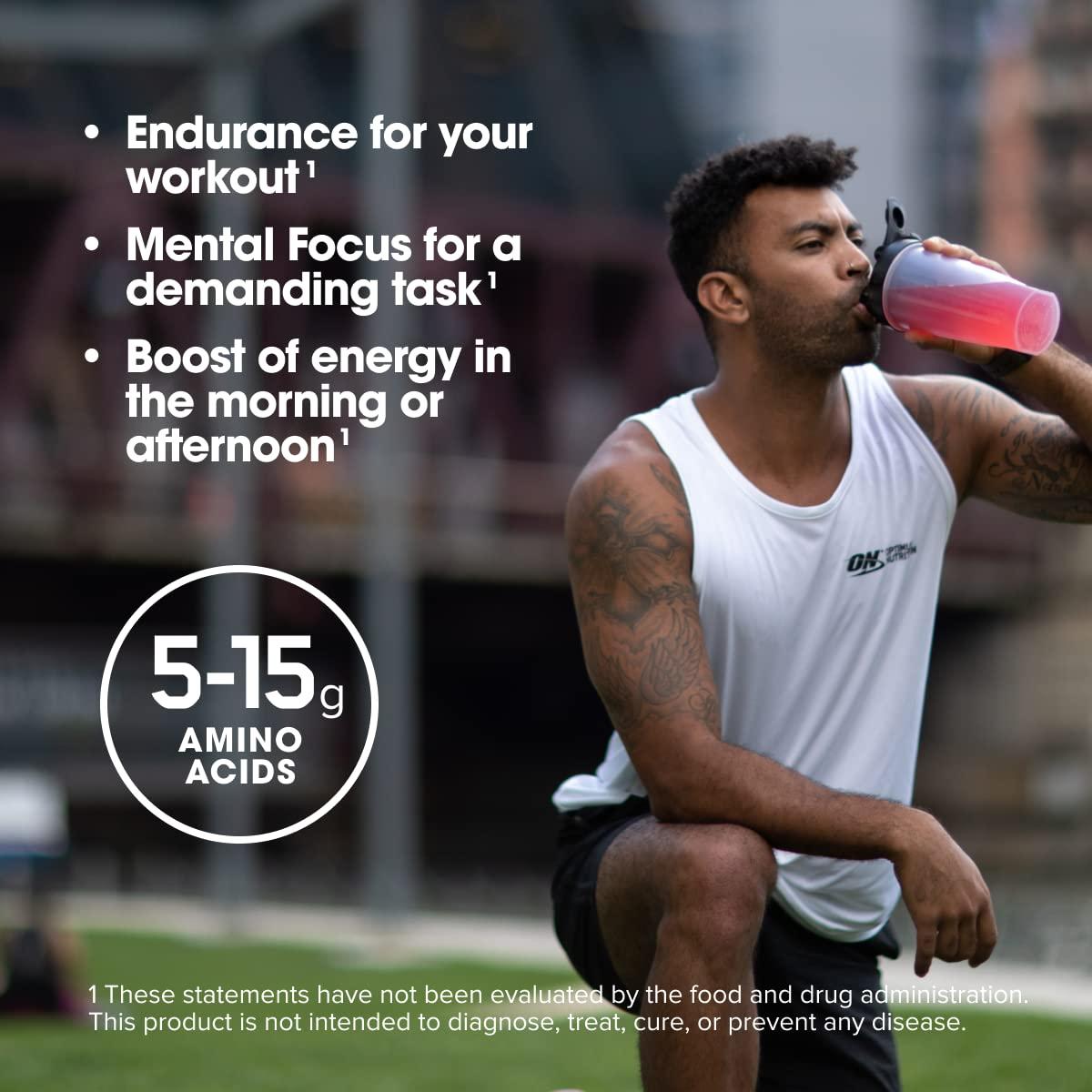 Optimum Nutrition Amino Energy - Pre Workout with Green Tea, BCAA, Amino Acids, Keto Friendly, Green Coffee Extract, Energy Powder - Concord Grape, 65 Servings (Packaging May Vary) - Image 5