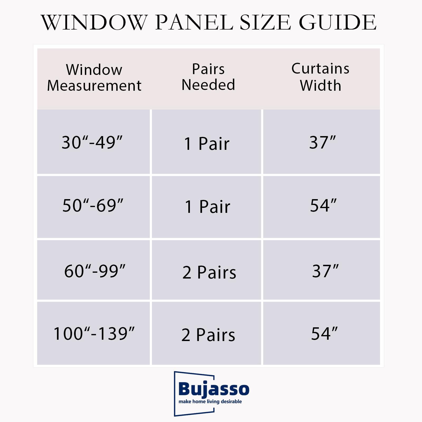 Bujasso Beige 90% Blackout Curtains with Sheer Overlay Mix and Match Double Layer Thermal Insulated Window Panels 84 inch for Living Room Bedroom Beige Drapes with Tiebacks Grommet Top 37" Wx84 Lx2 - Image 5