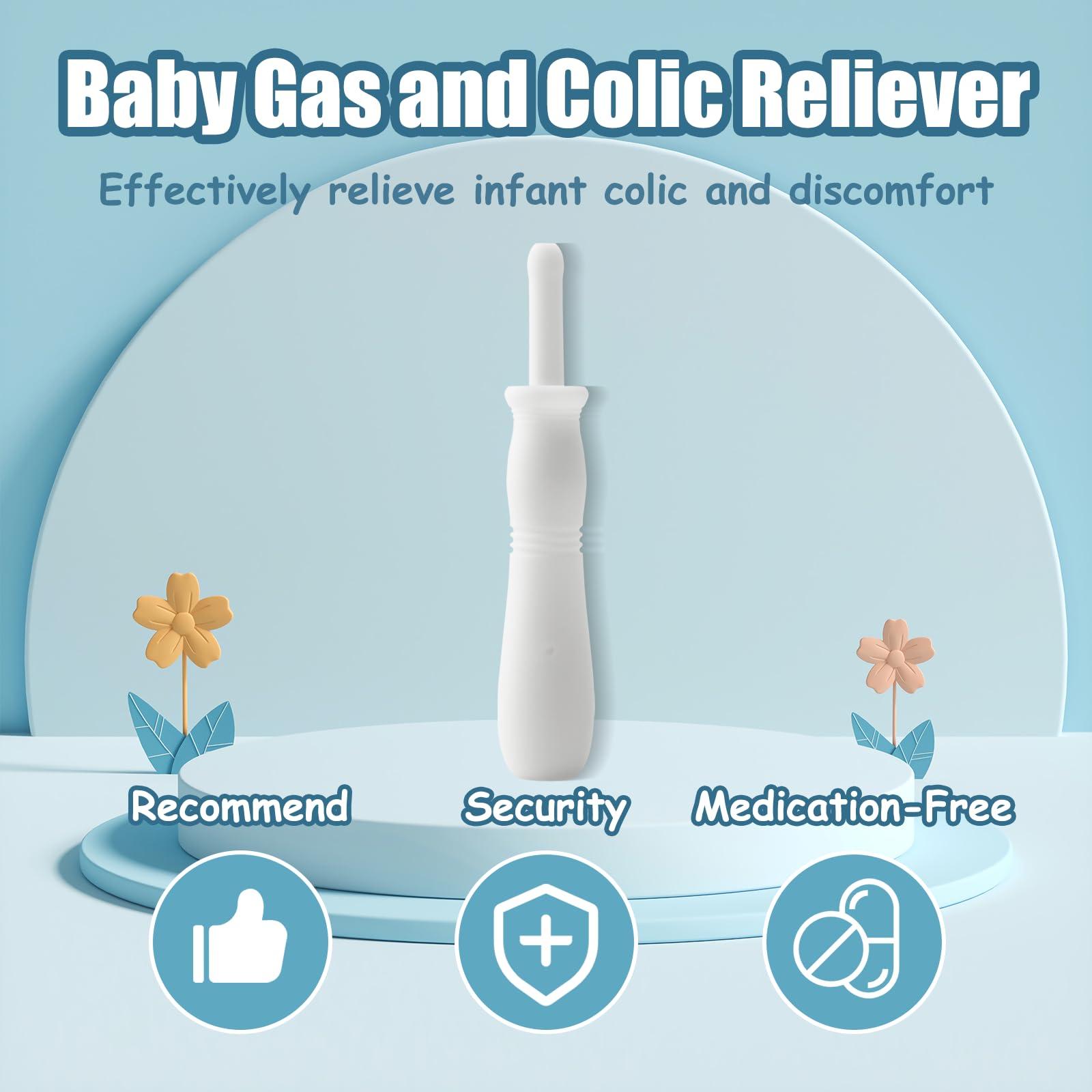 ADILAIDUN 20 Count Gas and Colic Reliever for Babies, Infant Gas Colic Relief Flatulence Stick, Instant Constipation Relief for Newborns Boys Girls - Image 2