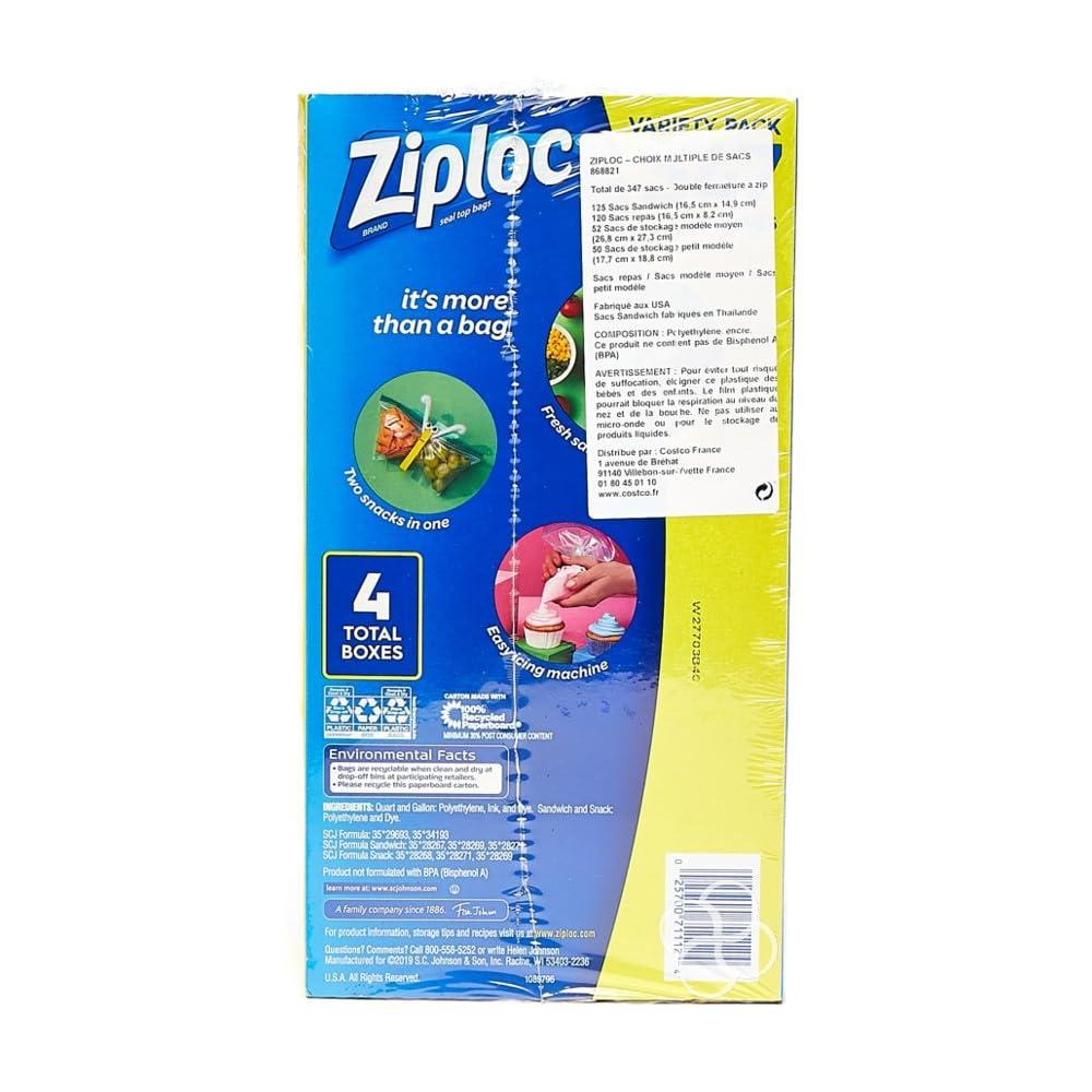 Ziploc Variety Total Bags, 347 Pack - Image 5