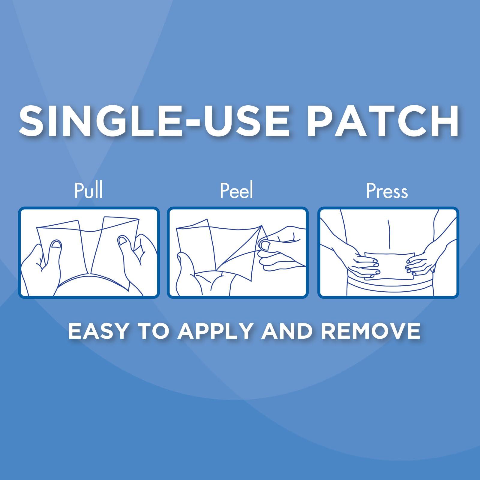HealthWise 4% Lidocaine Pain Relief Patch | Maximum OTC Strength | 25-Count | 3.93” x 5.51” | Soothes Minor Aches and Pains | Odor Free | Topical Anesthetic | Easy to Apply Flexible Adhesive - Image 6