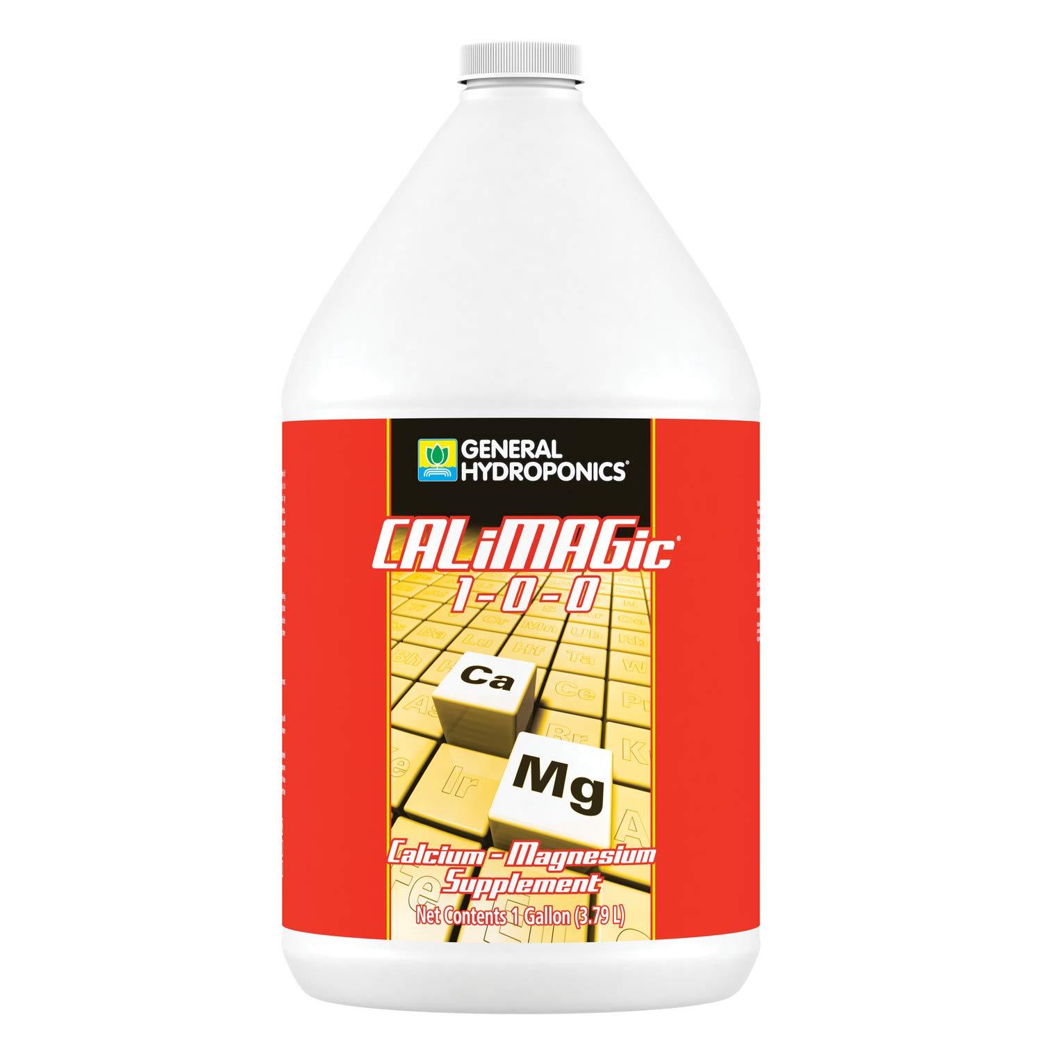 General Hydroponics CALiMAGic 1-0-0, Concentrated Blend Of Calcium & Magnesium, Secondary Nutrient Deficiencies Helps Prevent Blossom End Rot & Tip Burn, Clean, Soluble, 1-Gallon