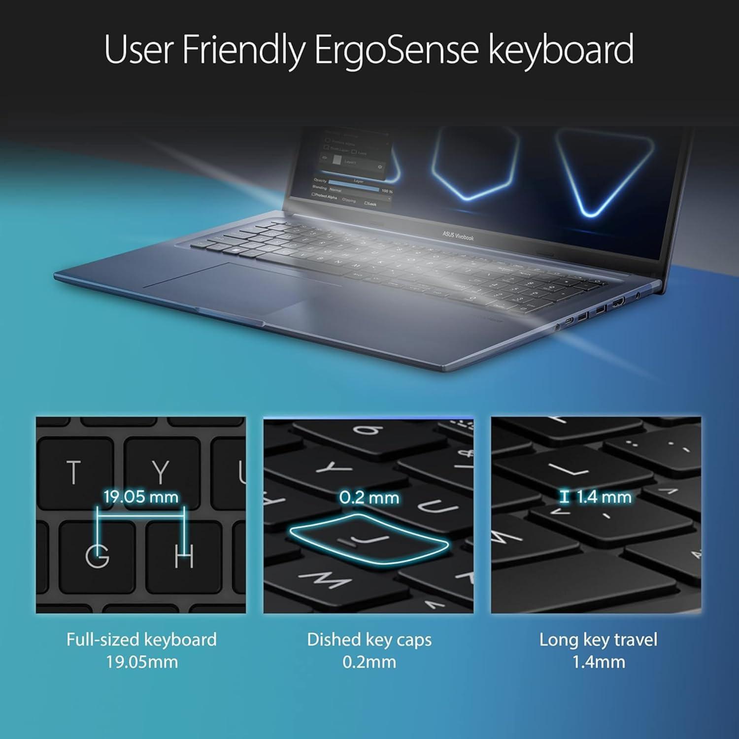 ASUS 17.3" Vivobook, Intel Core i3-1215U 6-core Processor (Beat i7-1165G7), 40GB RAM, 1TB SSD, FHD IPS Display, Intel UHD Graphics, USB-C, HDMI, Wi-Fi 6E, Windows 11 Pro, WOWPC Recovery USB - Image 4