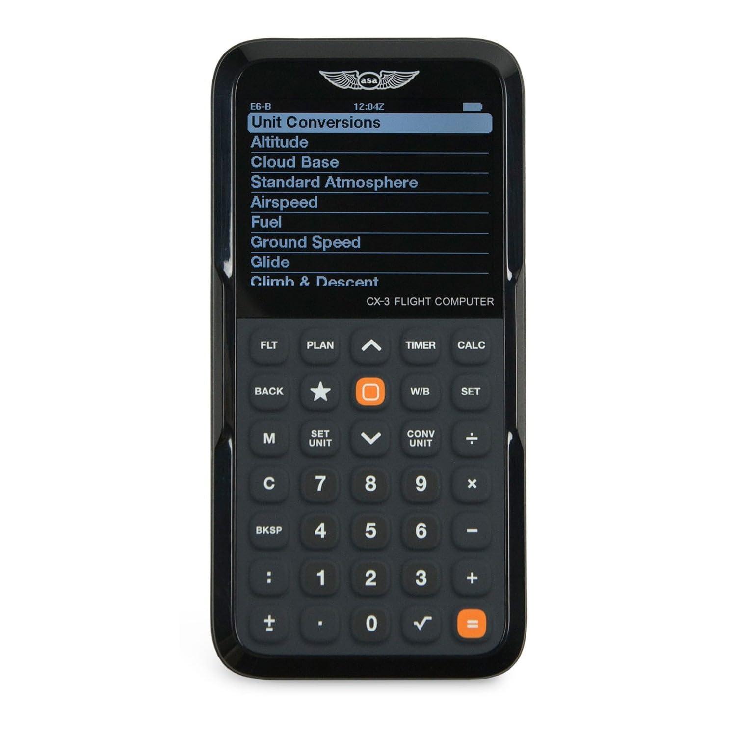 ASA CX-3 Flight Computer – Advanced Electronic E6B for Accurate Flight Planning and FAA Exam Preparation - Image 6
