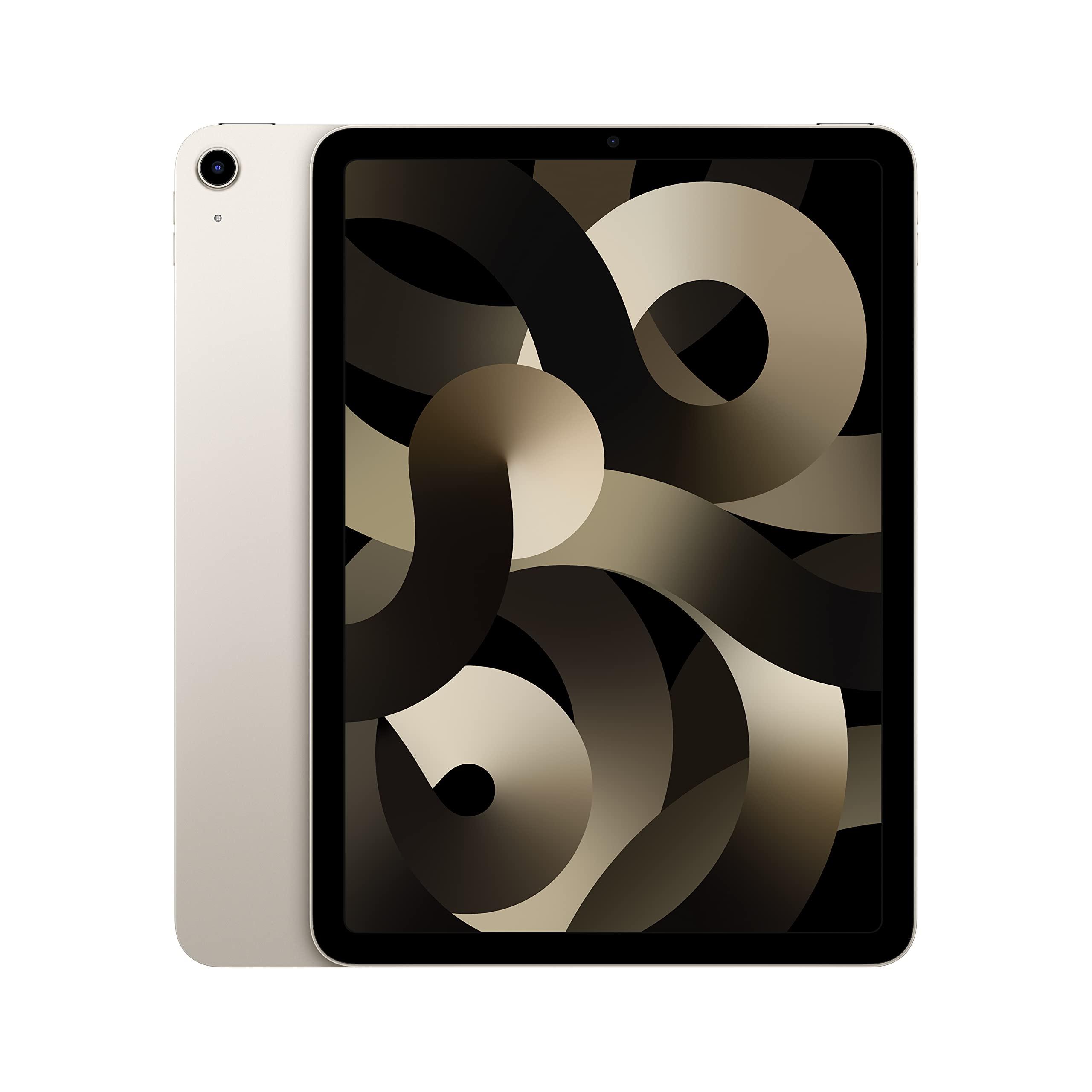 2022 Apple iPad Air 5th Gen. (10.9-inch, Wi-Fi, 64GB) - Starlight (Renewed Premium)