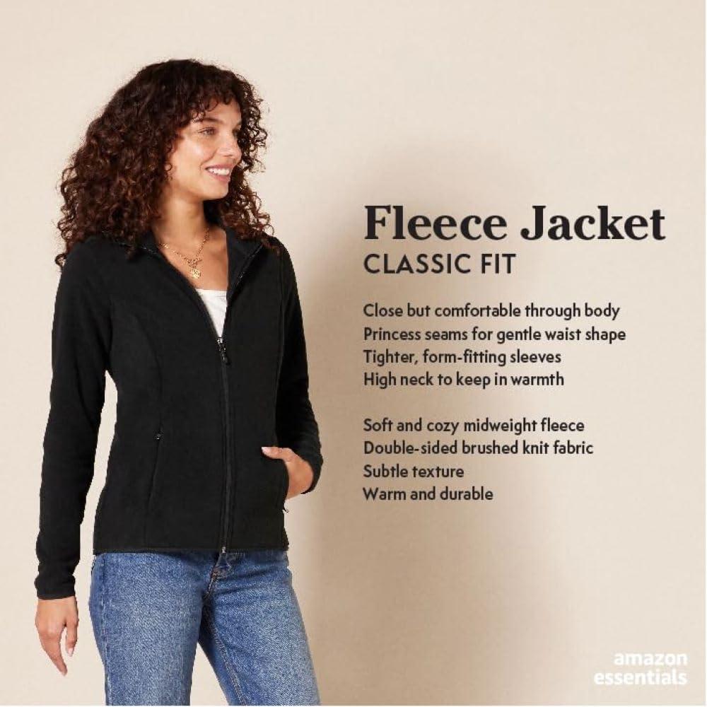 Amazon Essentials Women's Classic-Fit Full-Zip Polar Soft Fleece Jacket (Available in Plus Size) - Image 2