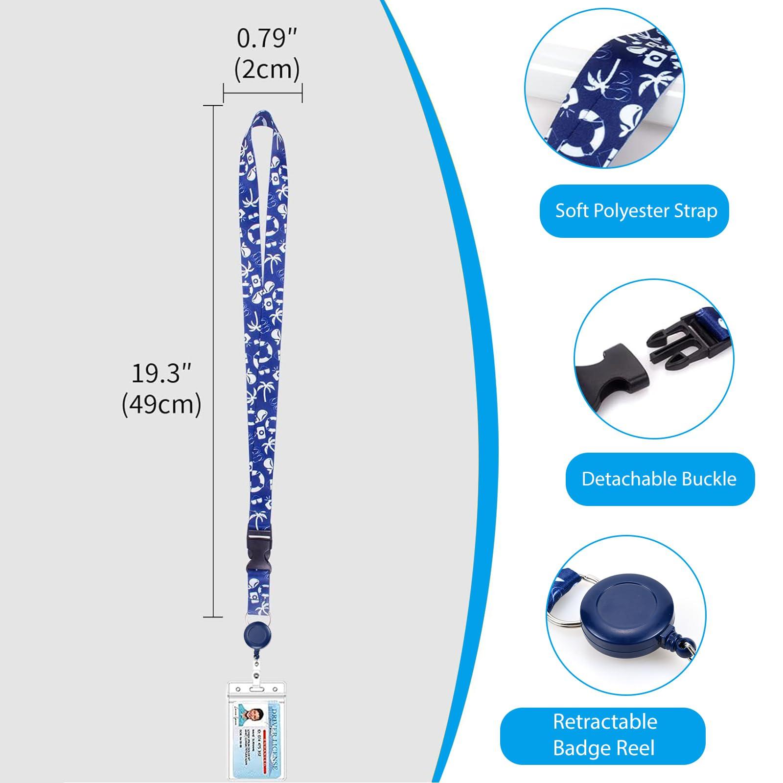 12 Pcs Royal Caribbean Cruise Essentials Kit Include Retractable Cruise Lanyards for Ship Card, Luggage Tags Holder, Waterproof Phone Pouch, Magnetic Hook for Royal Caribbean & Celebrity Cruise Lines - Image 3