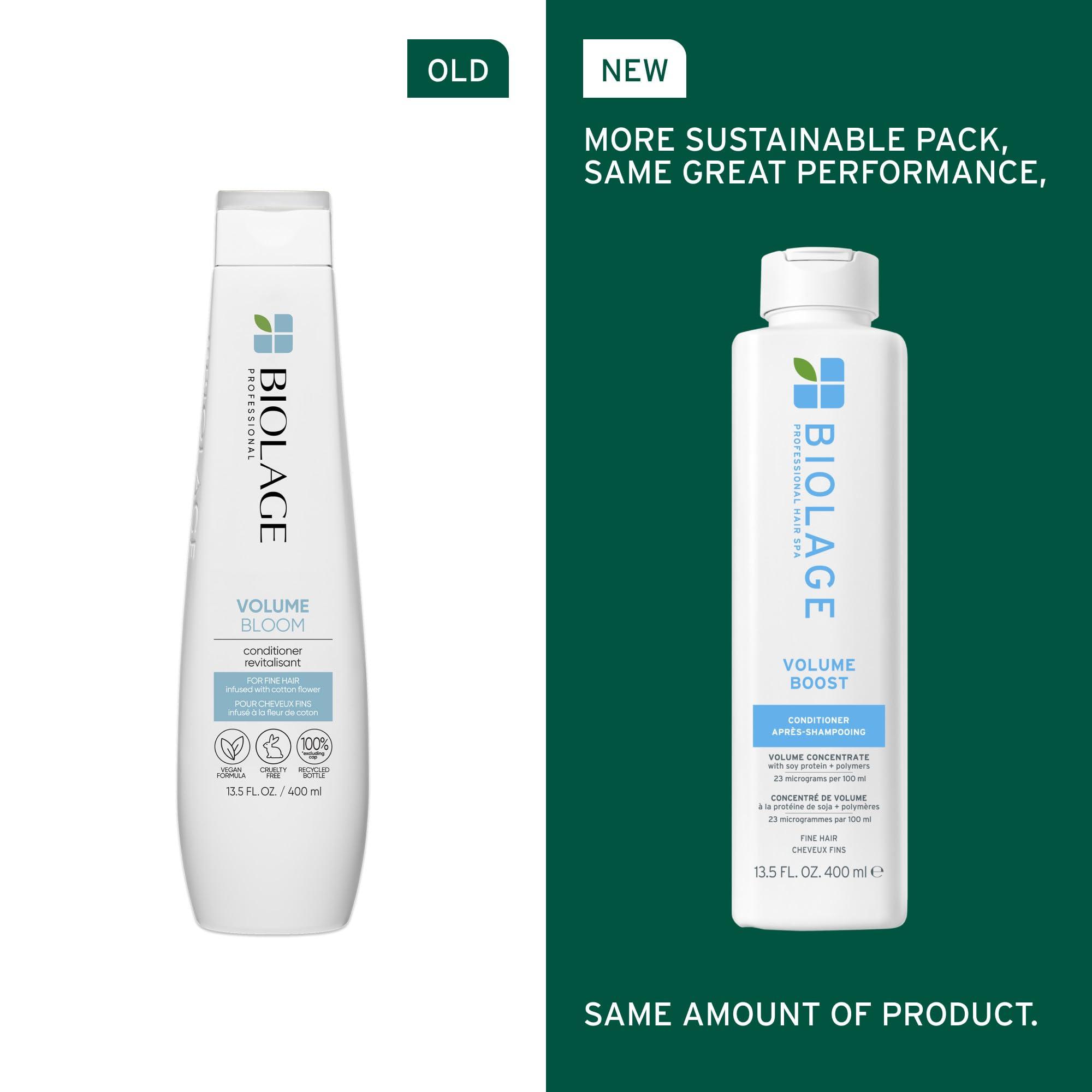 Biolage Volume Boost Conditioner - Weightless Moisture, Shine & Volume, For Fine Hair, Soy Protein & Polymers, Vegan & Paraben-Free - Image 2