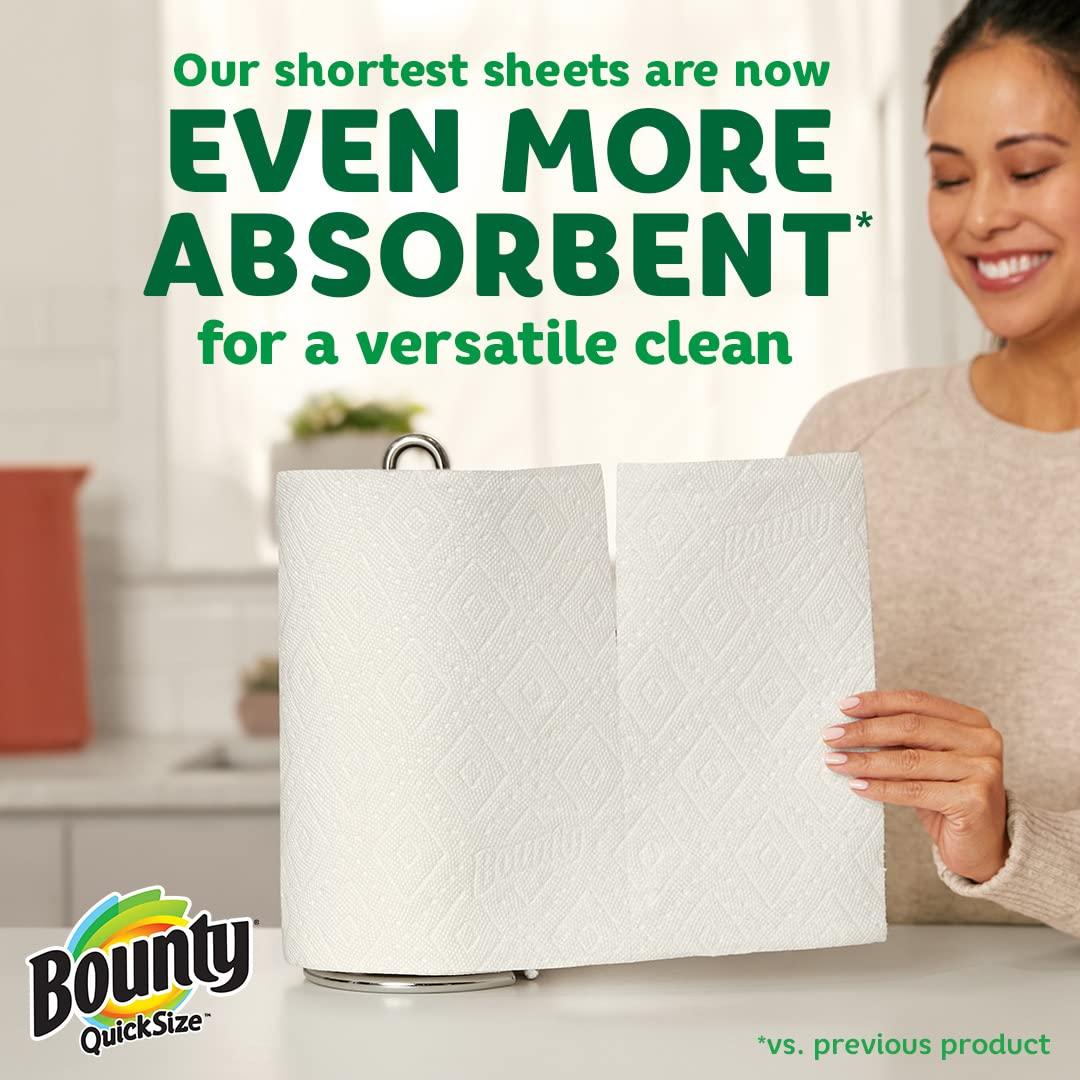 Bounty Select-A-Size Paper Towels, 2 Double Plus Rolls, White, 113 Sheets Per Roll - Image 4