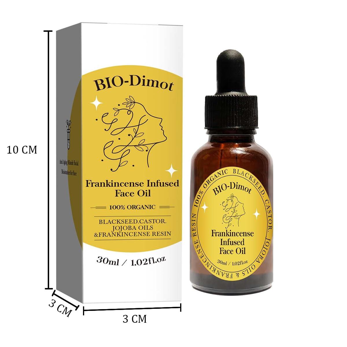 30 ML Frankincense Essential Oil,Organic Castor & Jojoba Oils for Face Anti-Aging Facial Moisturizer Serum,Natural Skincare Hydrates Skin Moisturizing (1 PCS) - Image 7