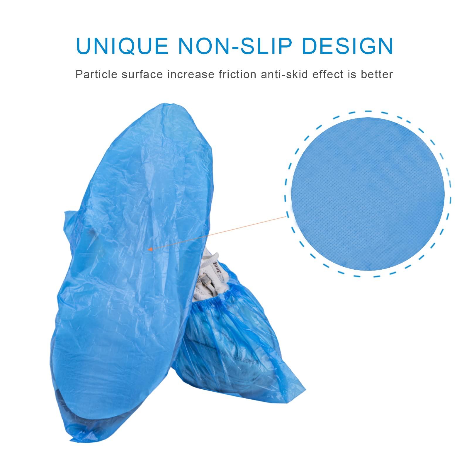 KCTUKA Disposable Shoe Covers, 50 PCS (25 Pairs) Green Convenience Boot Cover, Waterproof, Non slip, Dust proof, Protect Your Shoes, Floor, Carpet, One Size Fit Most - Image 4
