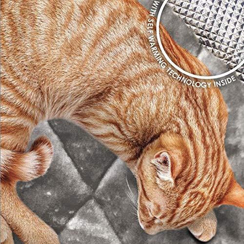 Furhaven Self-Warming Pet Bed – ThermaNAP Reflective Quilted Mat with Washable Faux Fur Cover for Cats & Small Dogs – Gray, Small - Image 3