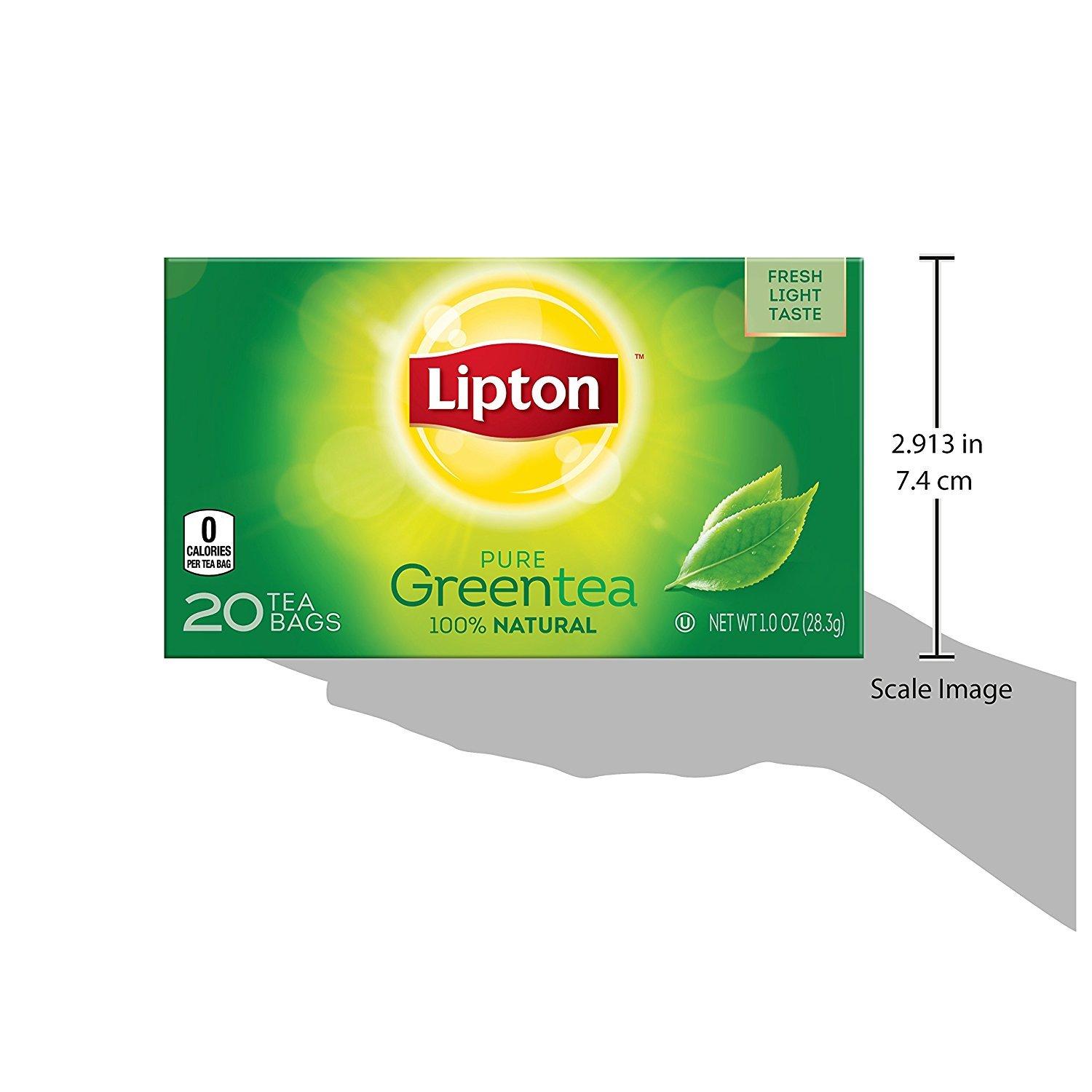 Lipton Tea Bags, Green Tea, Can Help Support a Healthy Heart, 20 Green Tea Bags - Image 2