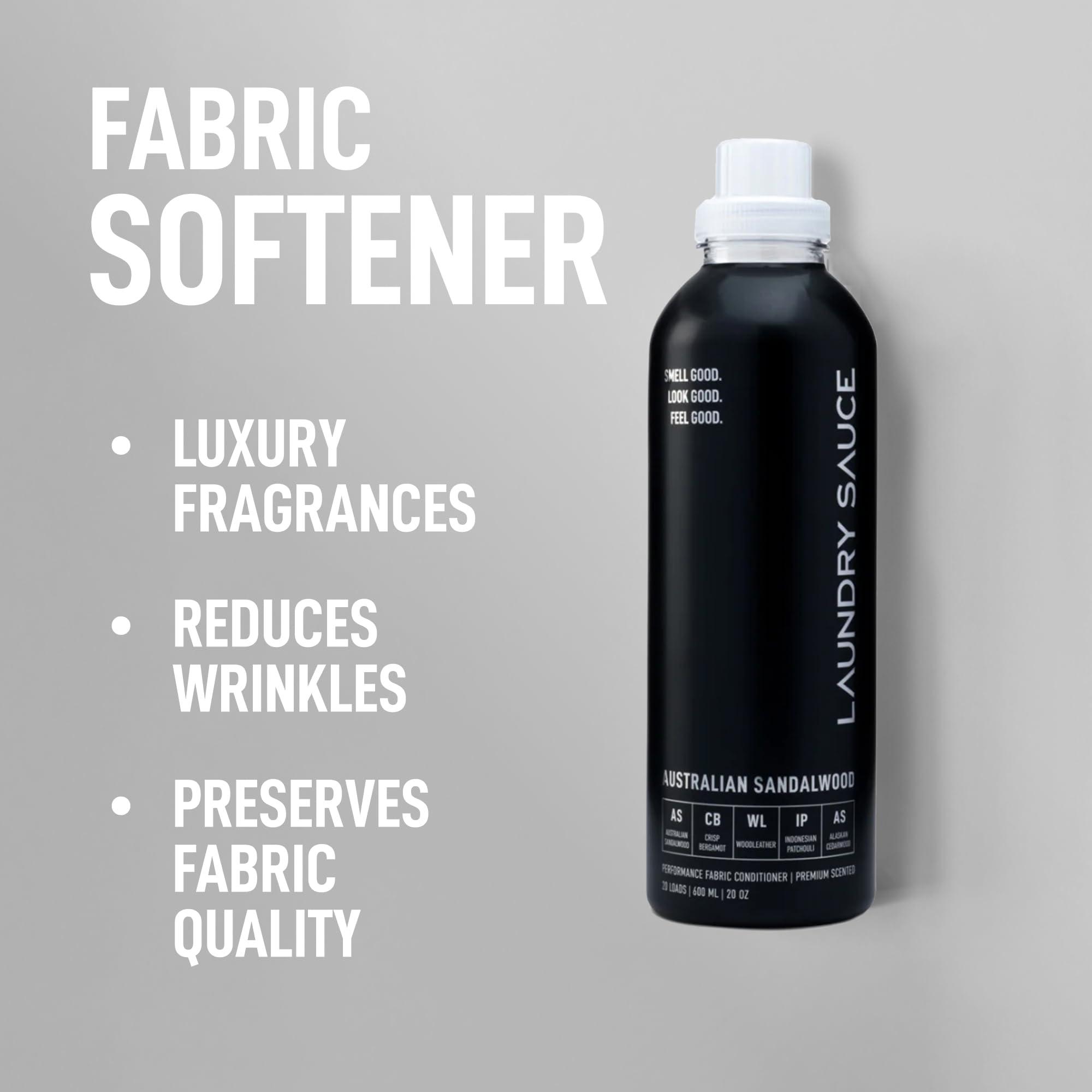 Laundry Sauce - Laundry Fabric Softener (Australian Sandalwood) Luxury Fragrance, Softens & Preserves Fabric, Reduces Wrinkles, 19 Fl Oz - Image 3