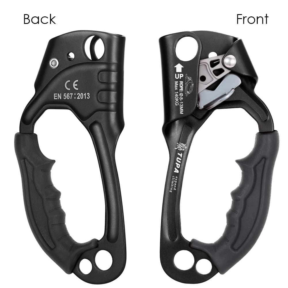 Lixada Climbing Hand Ascender 8-13mm Vertical Rope Access with Ergonomic Rubber Handle CE Certified Strong Rappelling Gear Equipment for Rock Climbing Tree Arborist, Rescue Caving - Image 9