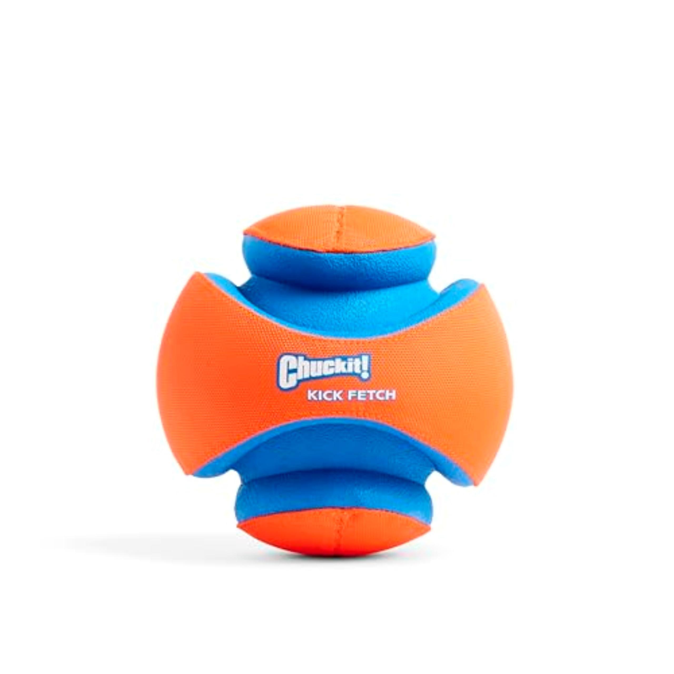 Chuckit! Kick Fetch Ball Dog Toy - Floats in Water - Perfect for Interactive Play - Made with Durable Rubber and Foam - For Large Dogs - Size Large - 8-inch Diameter - Pack of 1 - Image 1