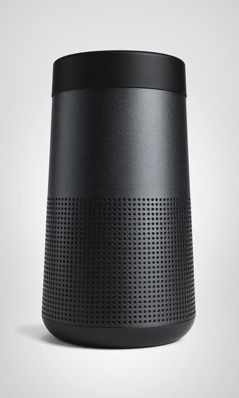Bose The SoundLink Revolve, The Portable Bluetooth Speaker with 360 Wireless Surround Sound, Triple Black