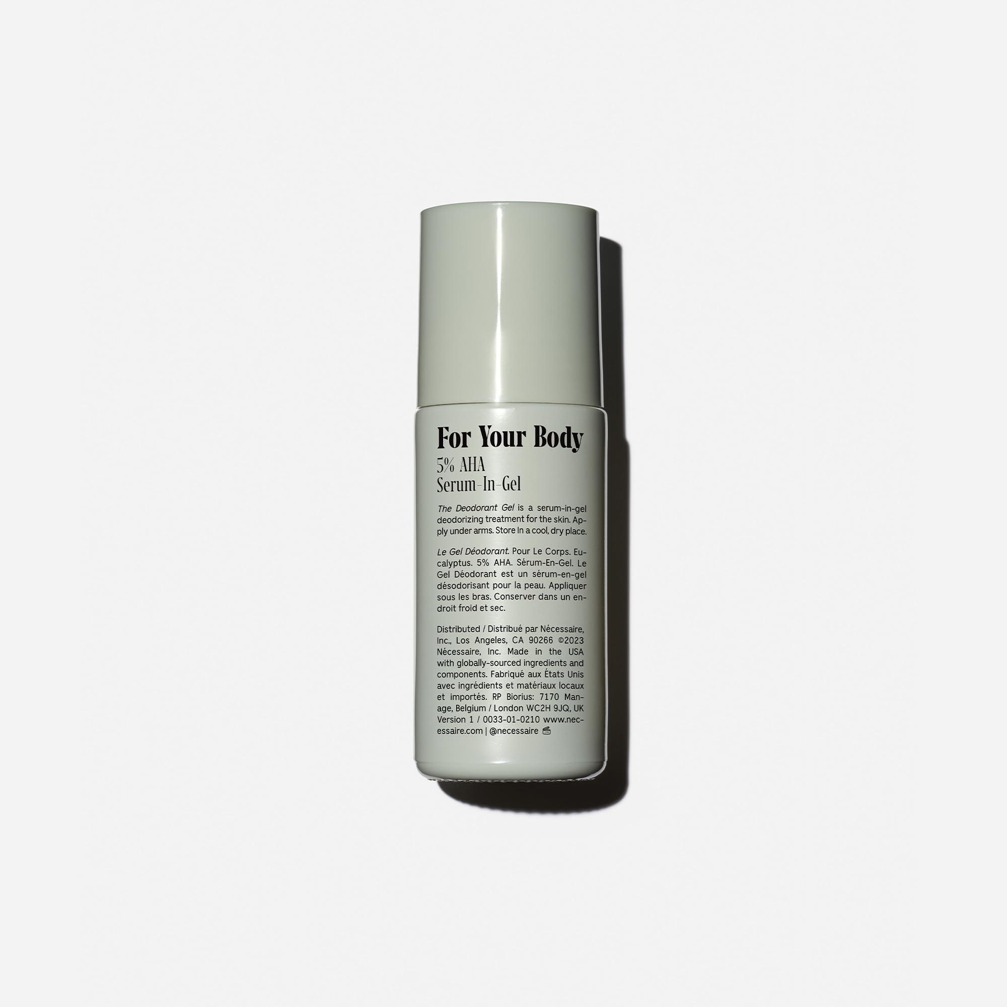 Nécessaire - The Deodorant Gel Eucalyptus - Aluminum-Free - For Women & Men. Clinical Mandelic Acid Deodorant. Extra Strength Odor Control. No Bumps. No Discoloration. No Parabens. 1.7 fl oz - Image 7