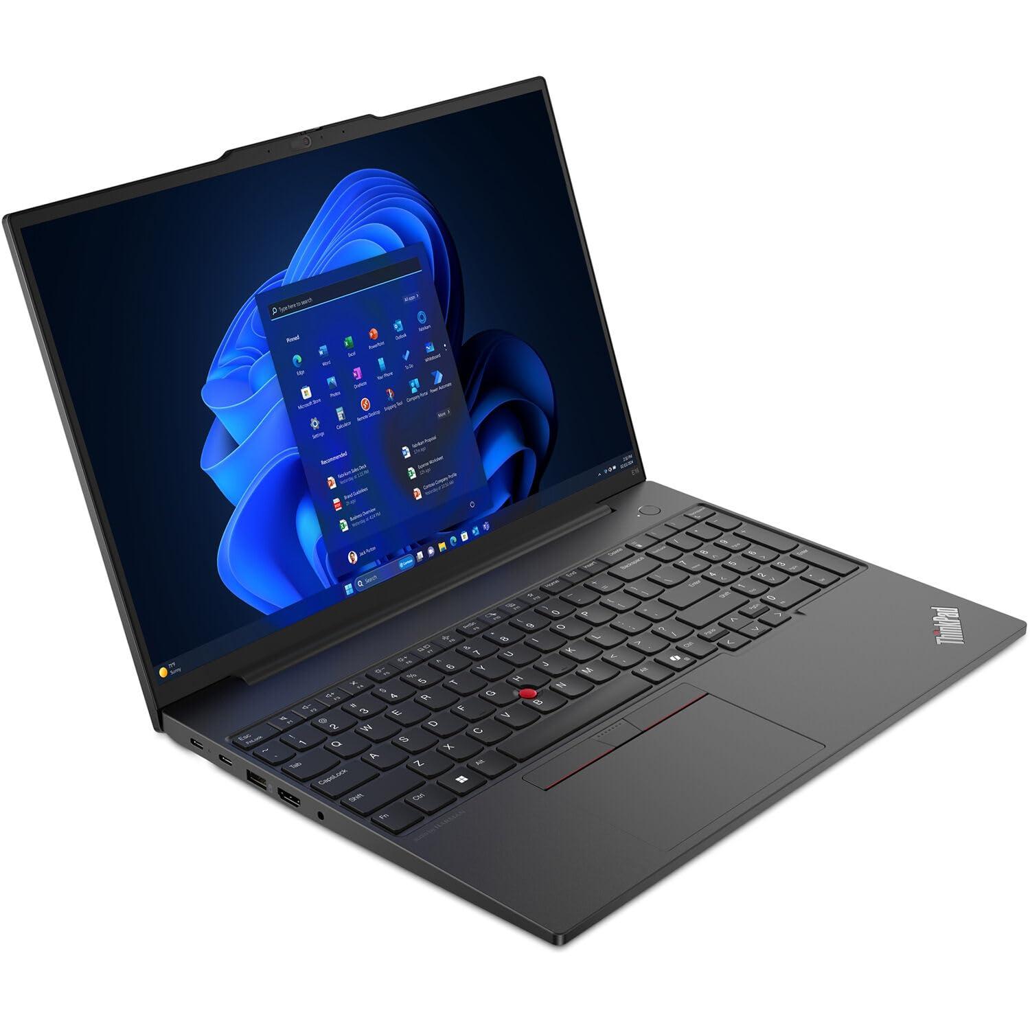 Lenovo ThinkPad E16 Gen 1 Business Laptop 16.0" WUXGA IPS Display 300 nits (AMD Ryzen 5 7530U 6-Core 2.00GHz, 16GB RAM, 512GB PCIe SSD, AMD Radeon, Backlit KYB, FP, WiFi 6, Win11Pro) w/Dockztorm Hub - Image 3