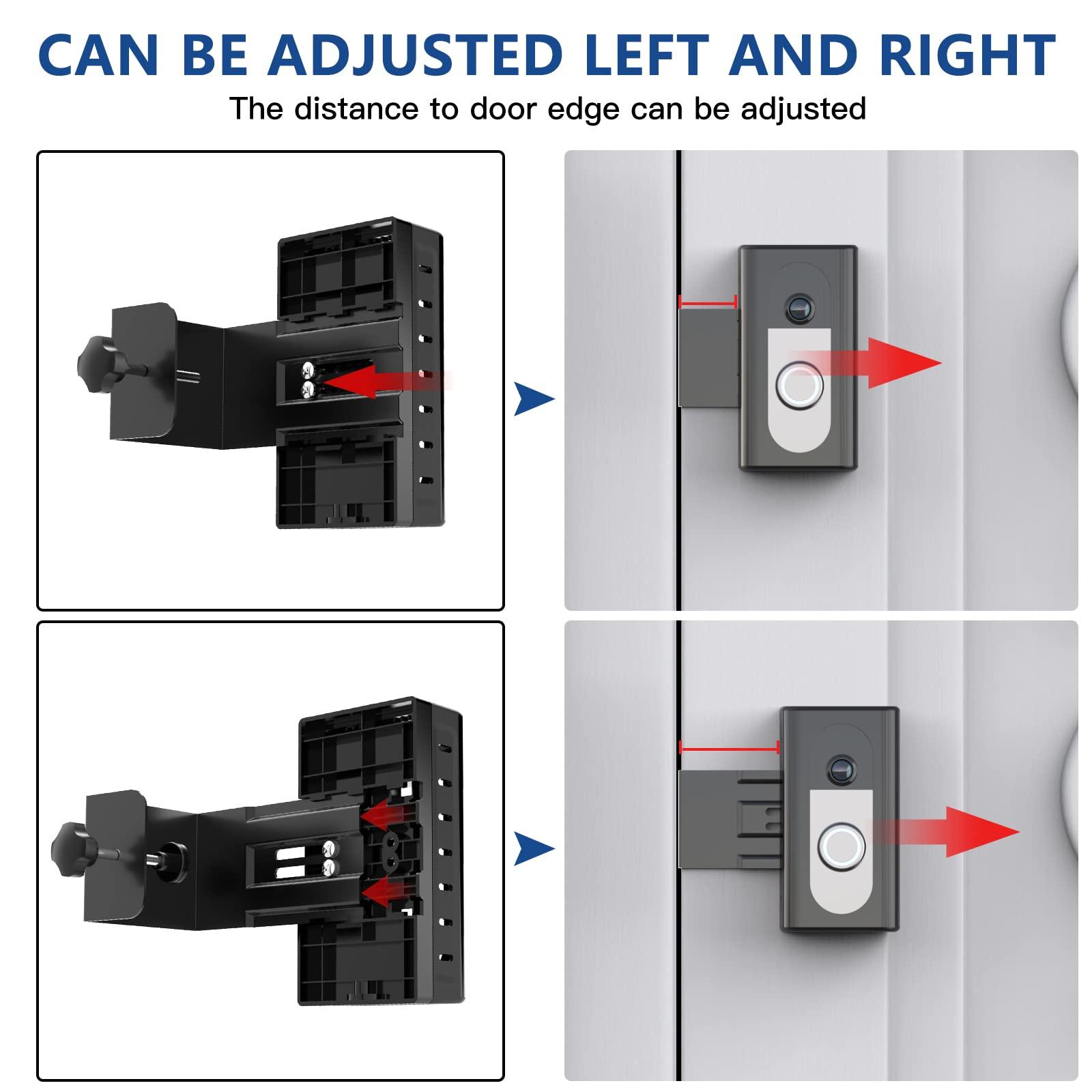 KIMILAR Anti-Theft Video Doorbell Mount Compatible with Ring/Blink Wireless Video Doorbell, Adjustable Mounting Bracket Accessories for Houses, Apartments, Businesses, Not for Security Door - Image 5