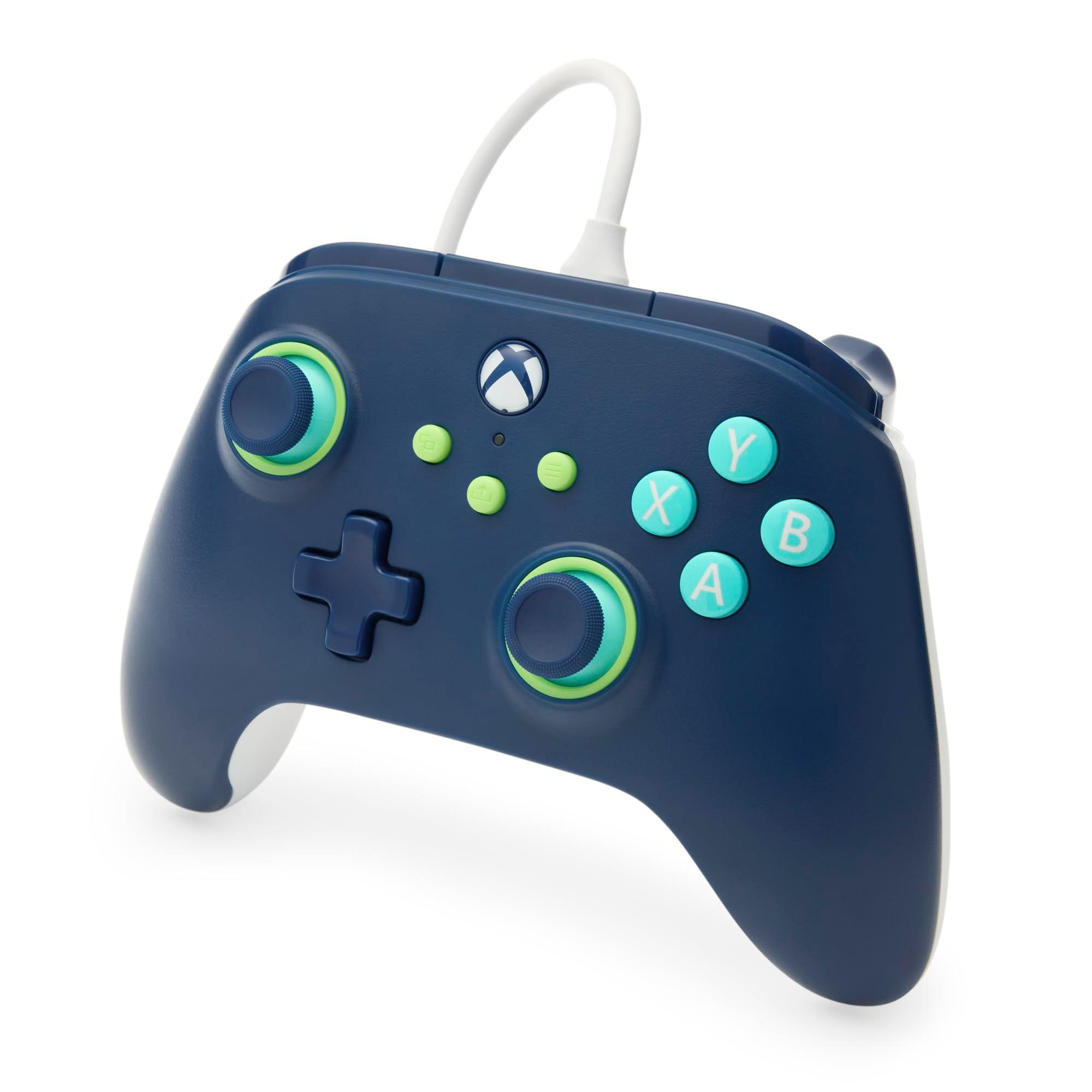 PowerA Wired Controller for Xbox Series X|S - Mariner Blue, gamepad, video game/gaming controller, works with Xbox One, Officially Licensed - Image 5